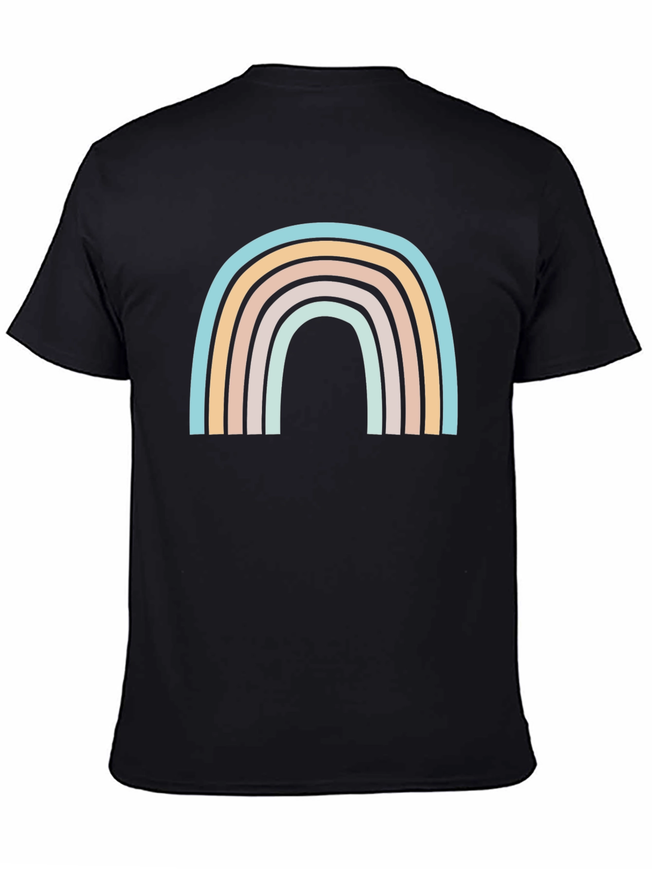 Retro Rainbow Graphic Tee