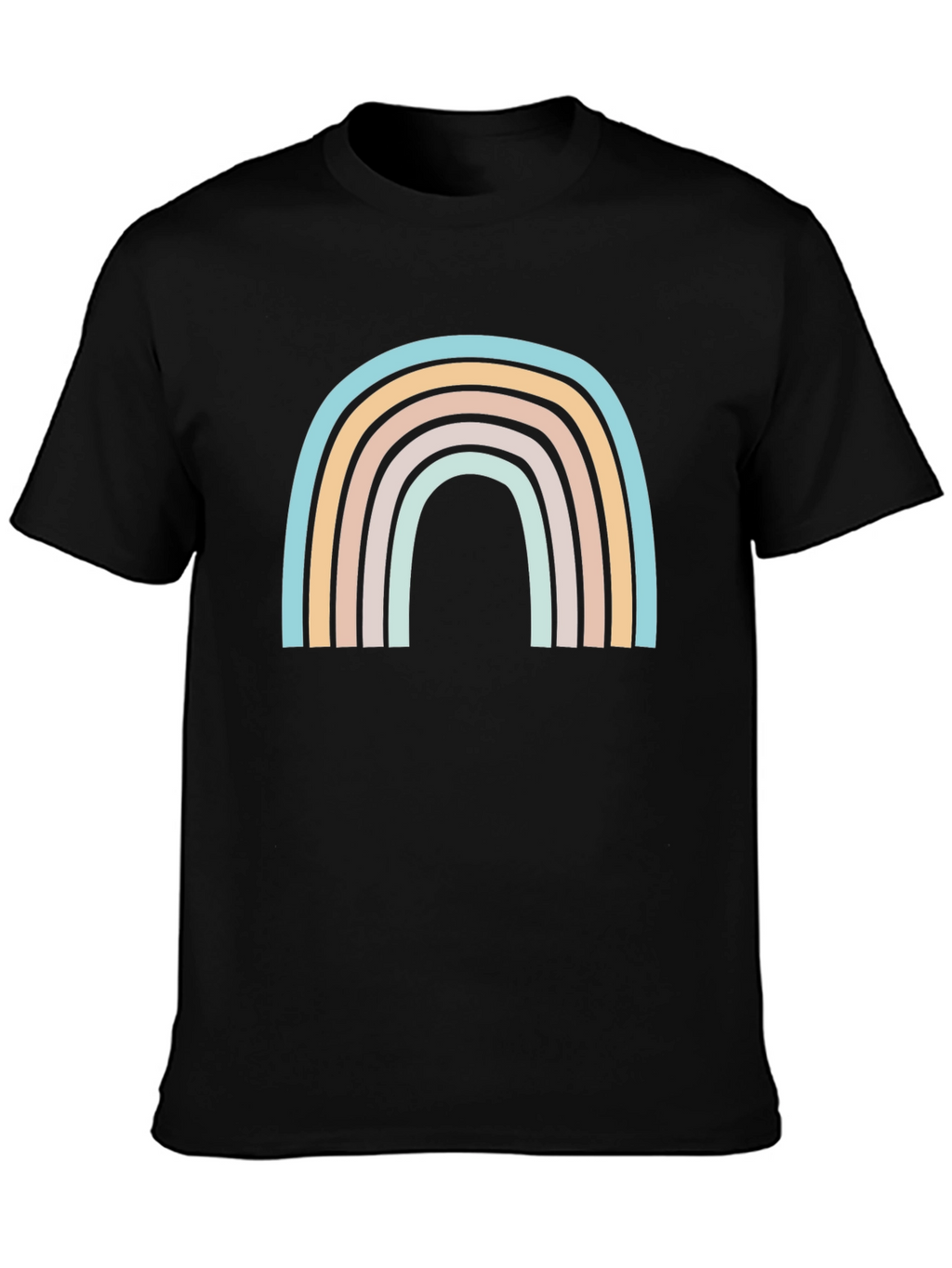Retro Rainbow Graphic Tee