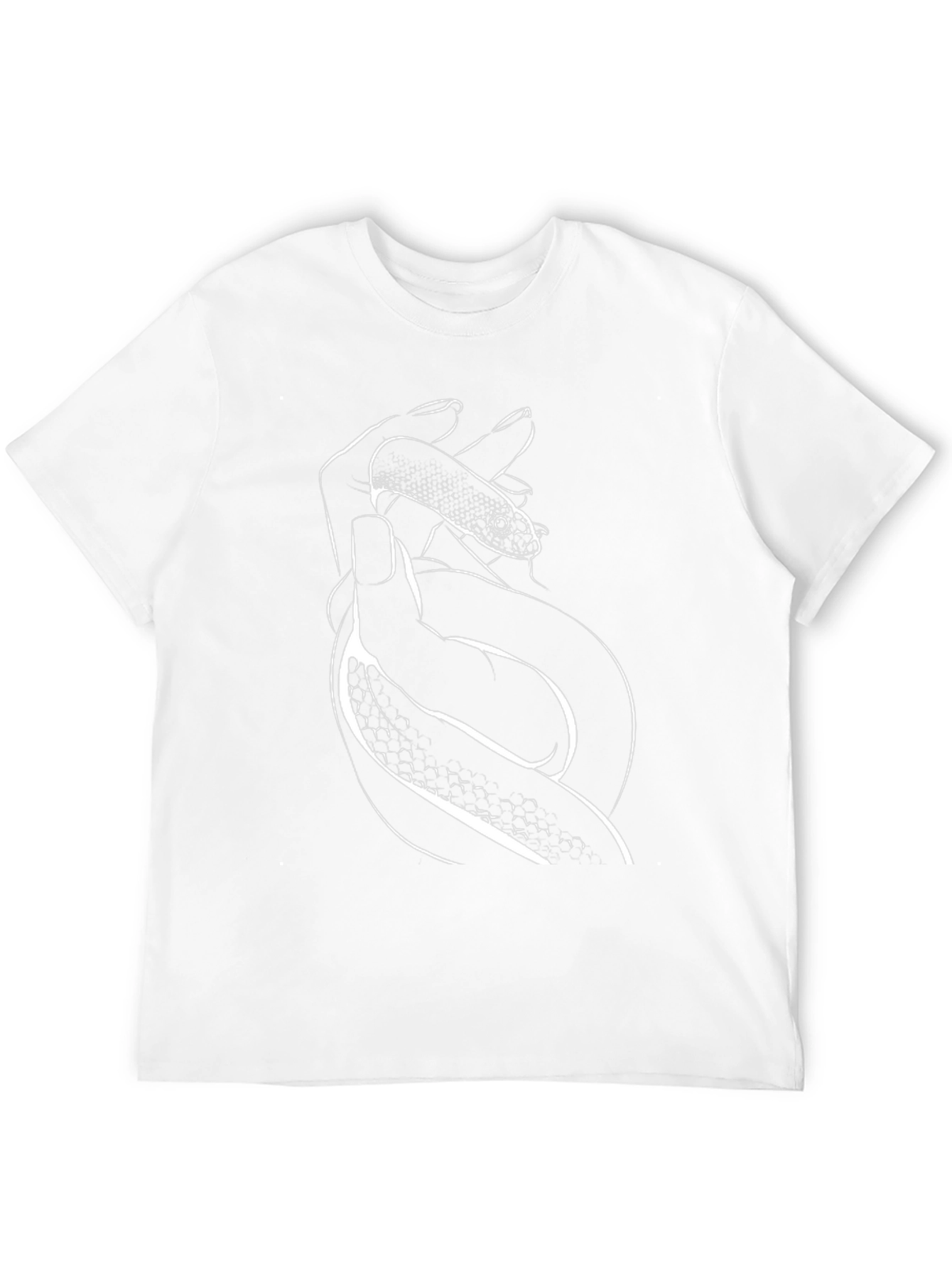 Snake Hand Graphic Tee - Mens Black T-Shirt