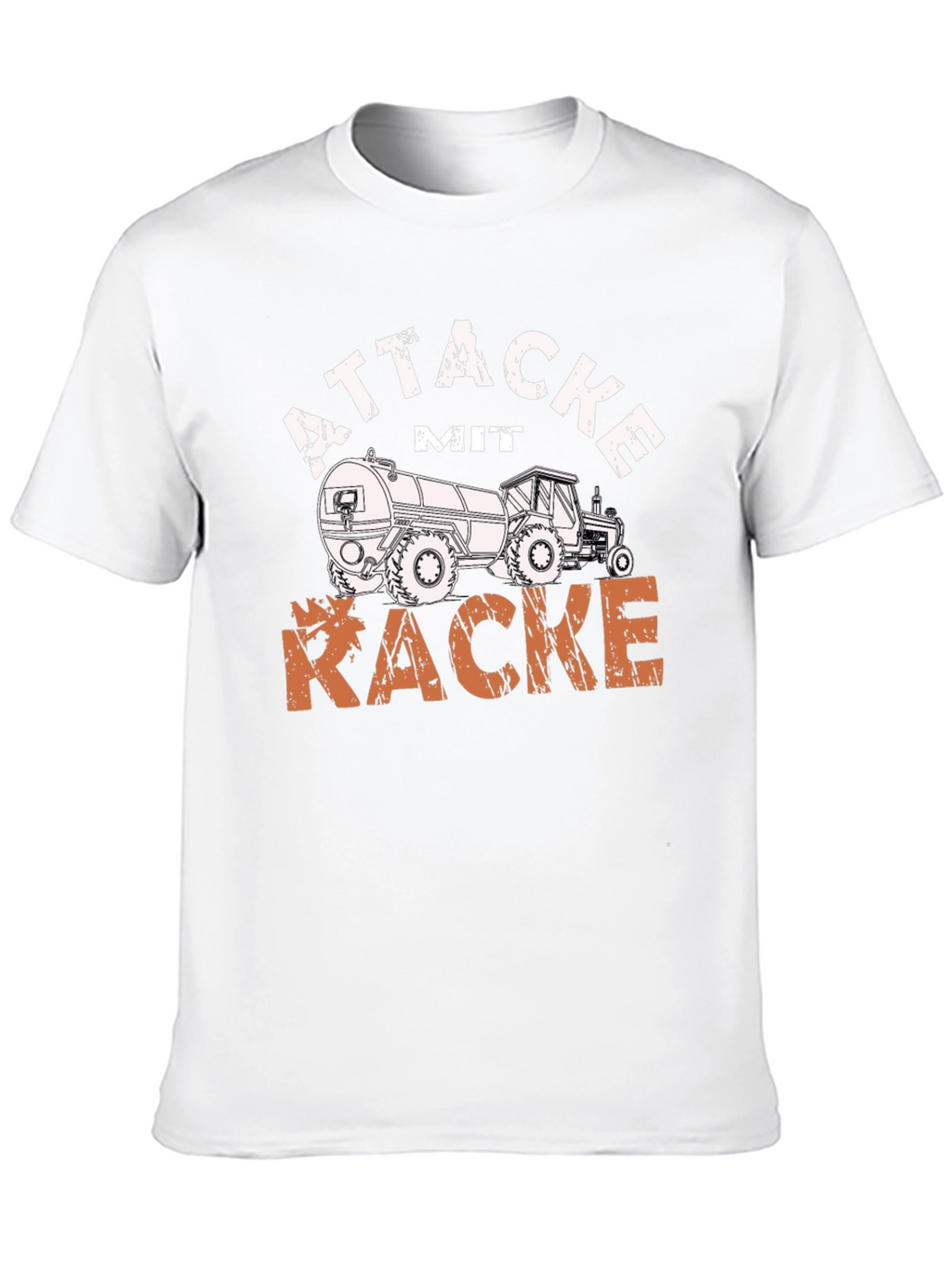 Attacke mit Kacke Tractor T-Shirt