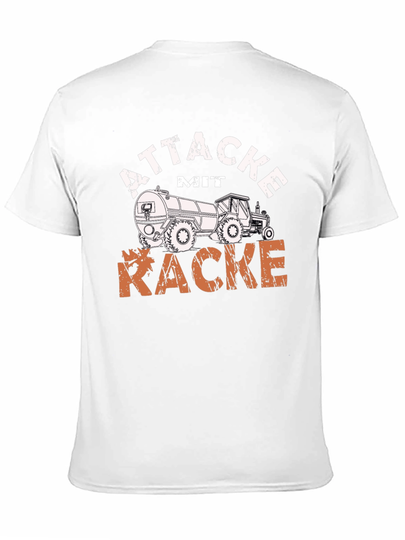 Attacke mit Kacke Tractor T-Shirt