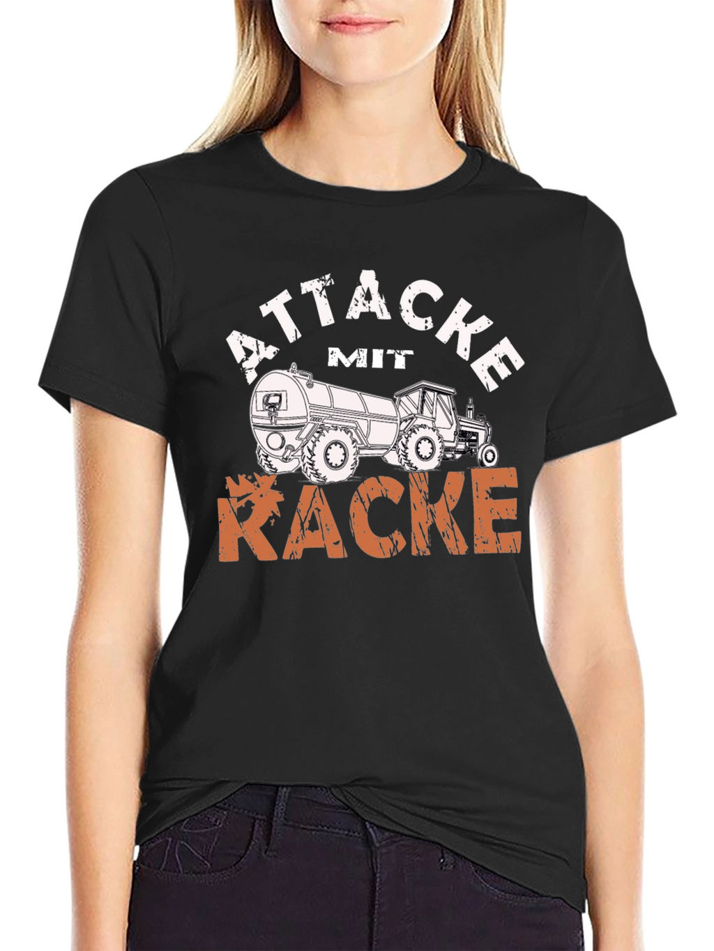 Attacke mit Kacke Tractor T-Shirt