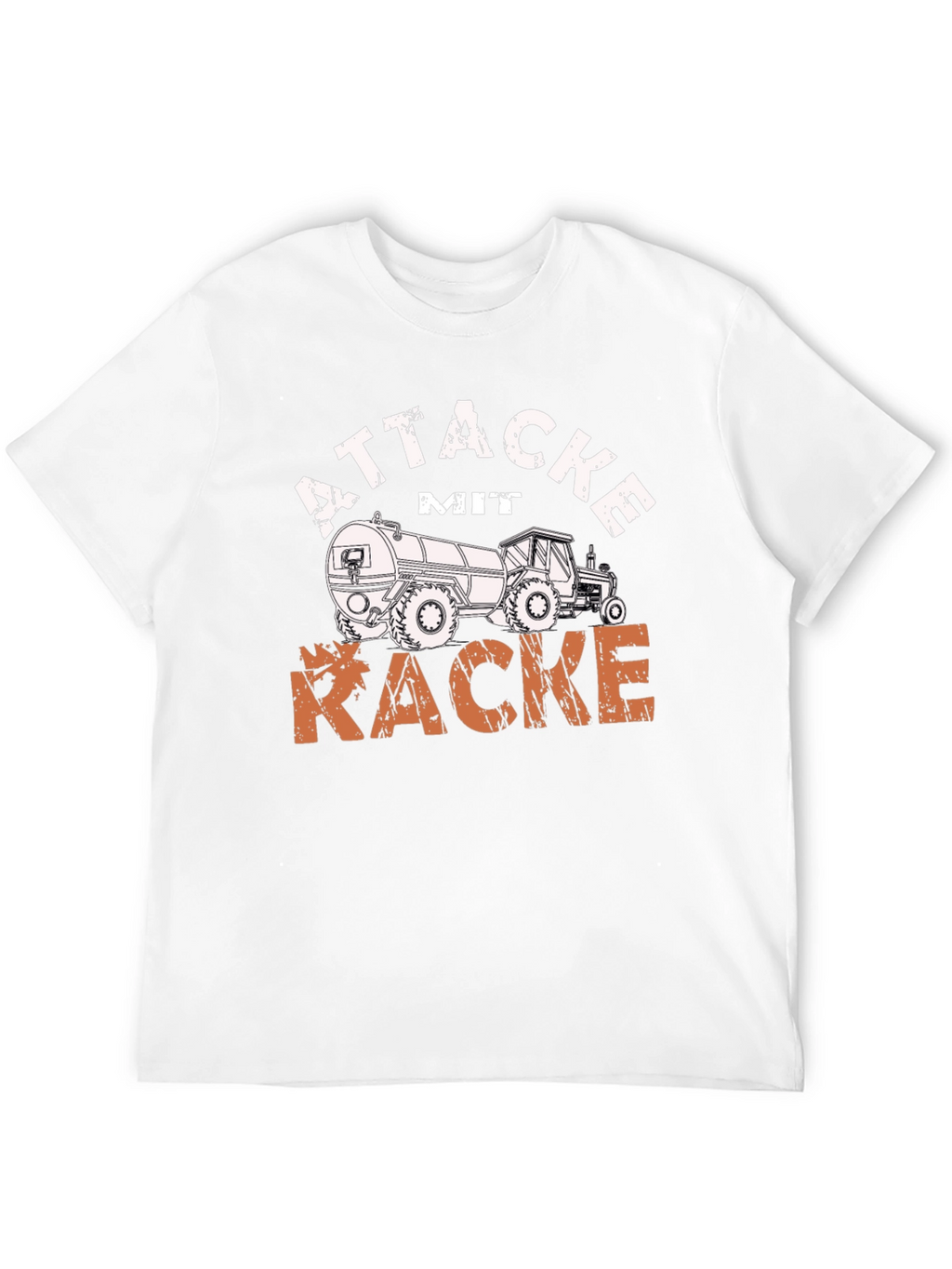 Attacke mit Kacke Tractor T-Shirt