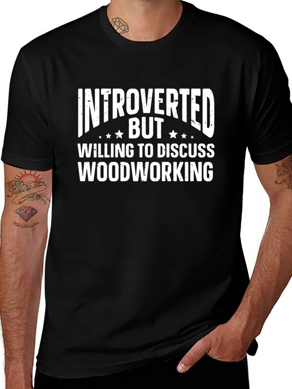 Introverted Woodworking T-Shirt: A Conversation Starter!