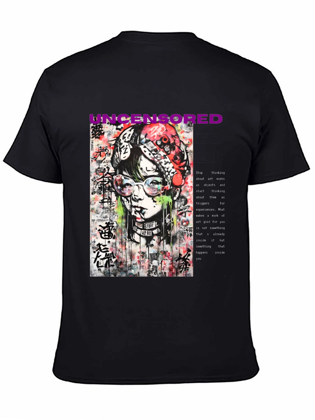 Uncensored Street Art Graphic Tee