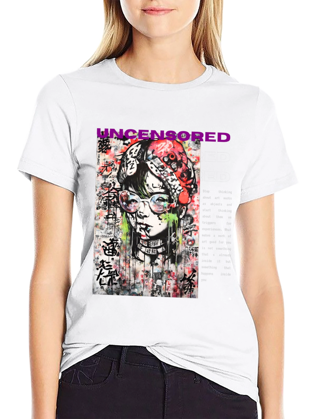 Uncensored Street Art Graphic Tee