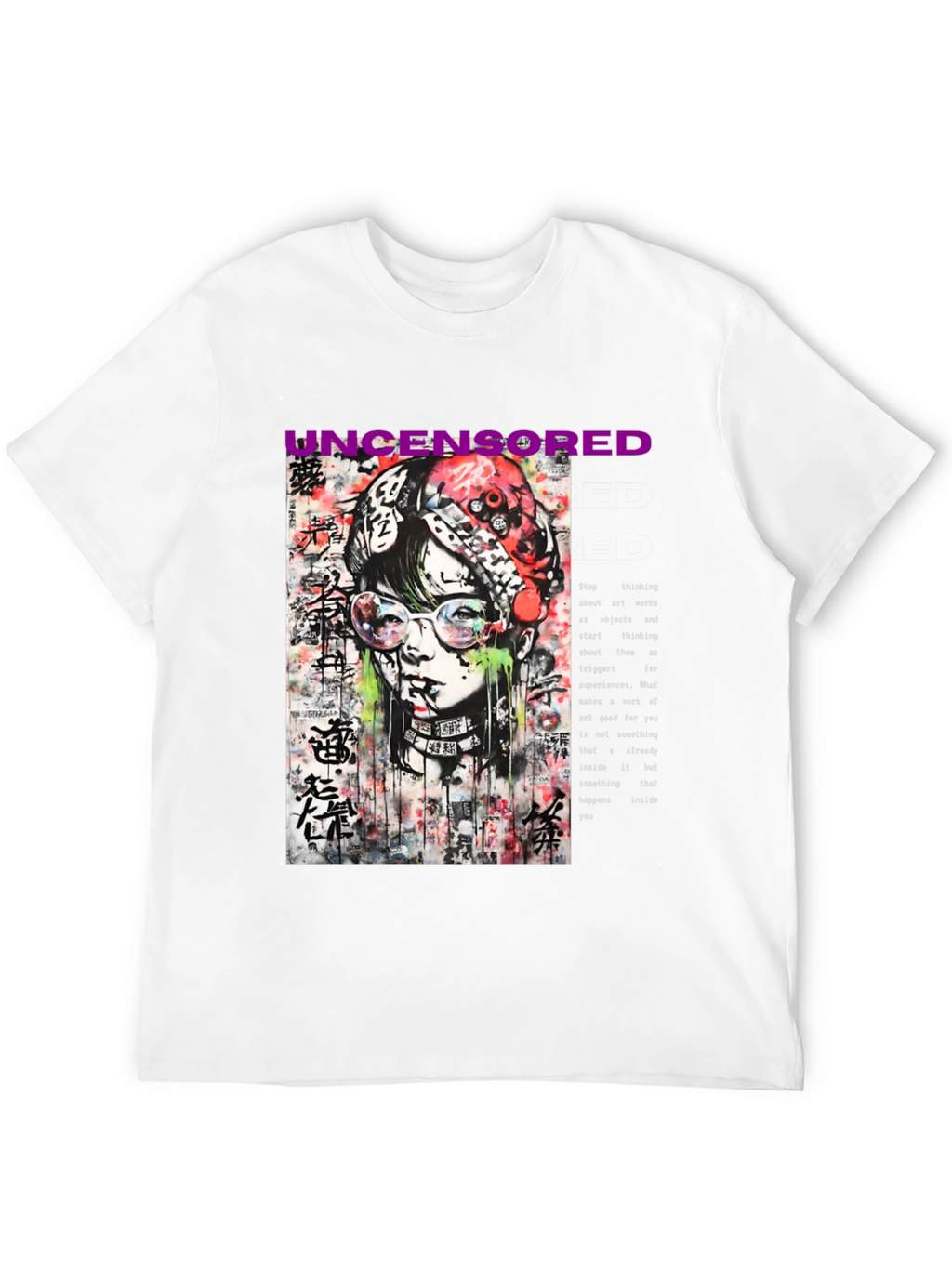 Uncensored Street Art Graphic Tee