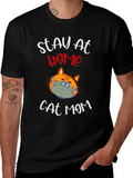 Stay at Home Cat Mom Tee