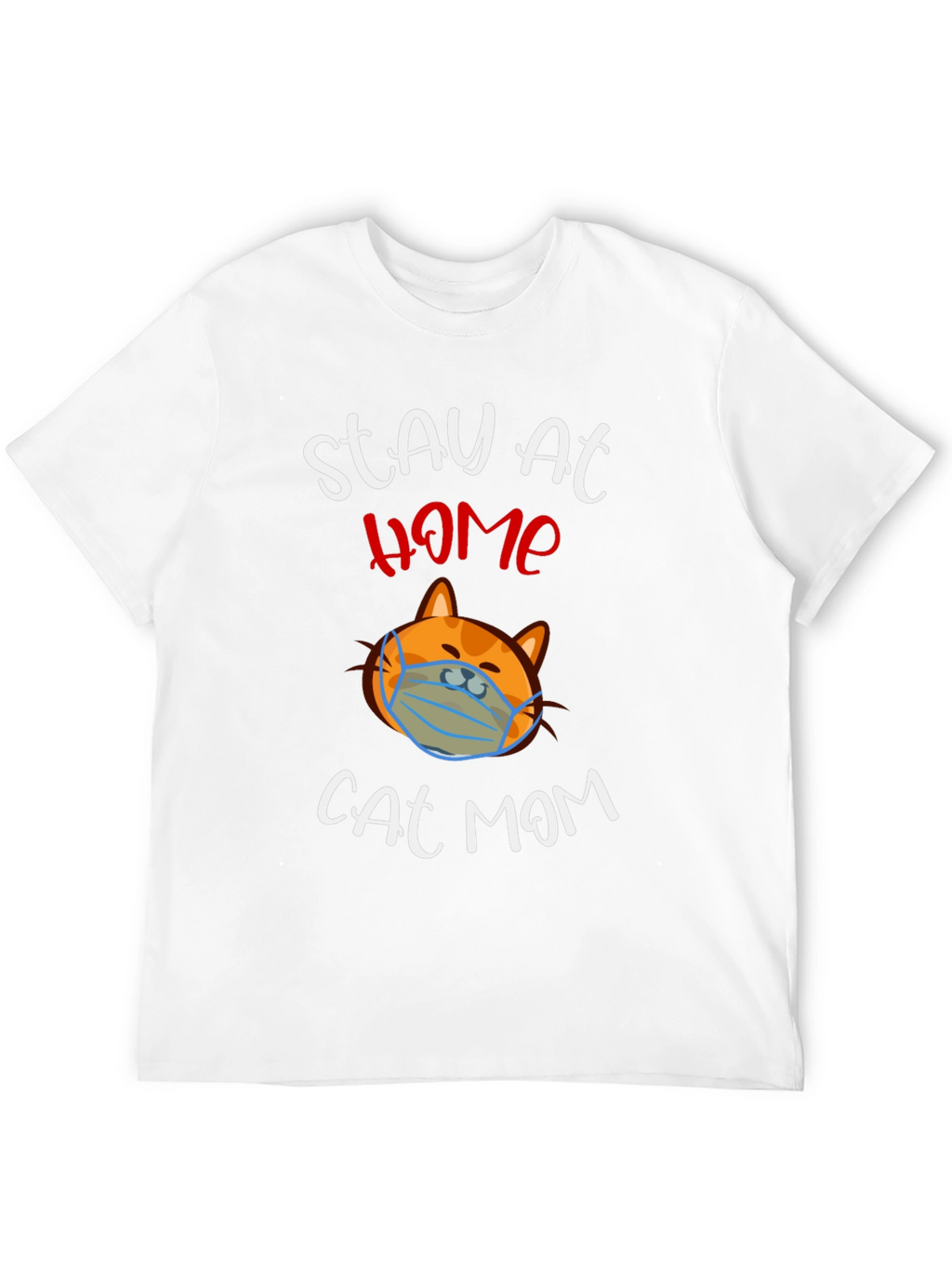 Stay at Home Cat Mom Tee