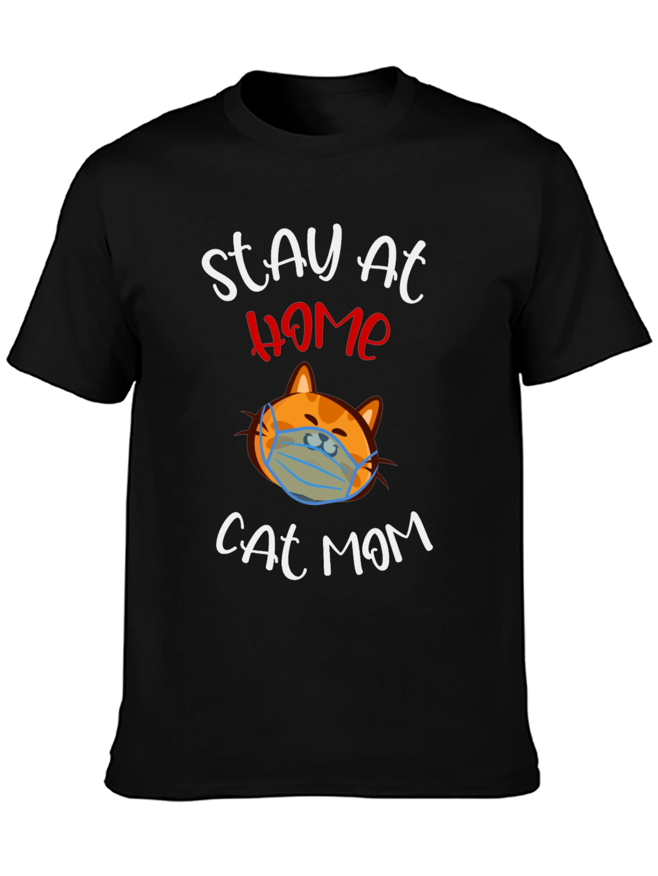 Stay at Home Cat Mom Tee