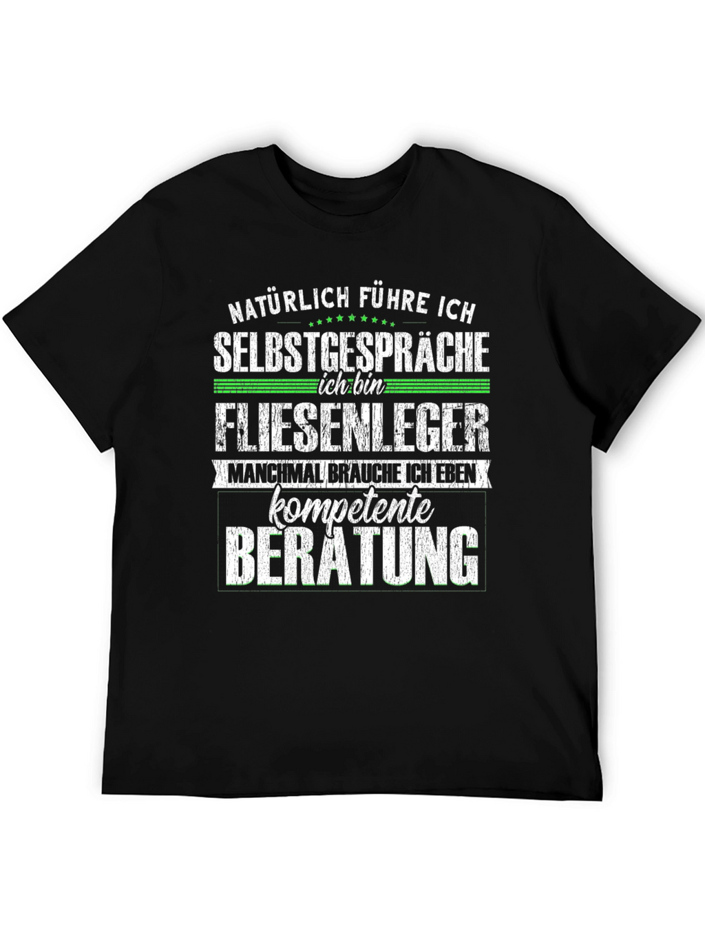 Funny Tile Setter T-Shirt - Self Talk Expert