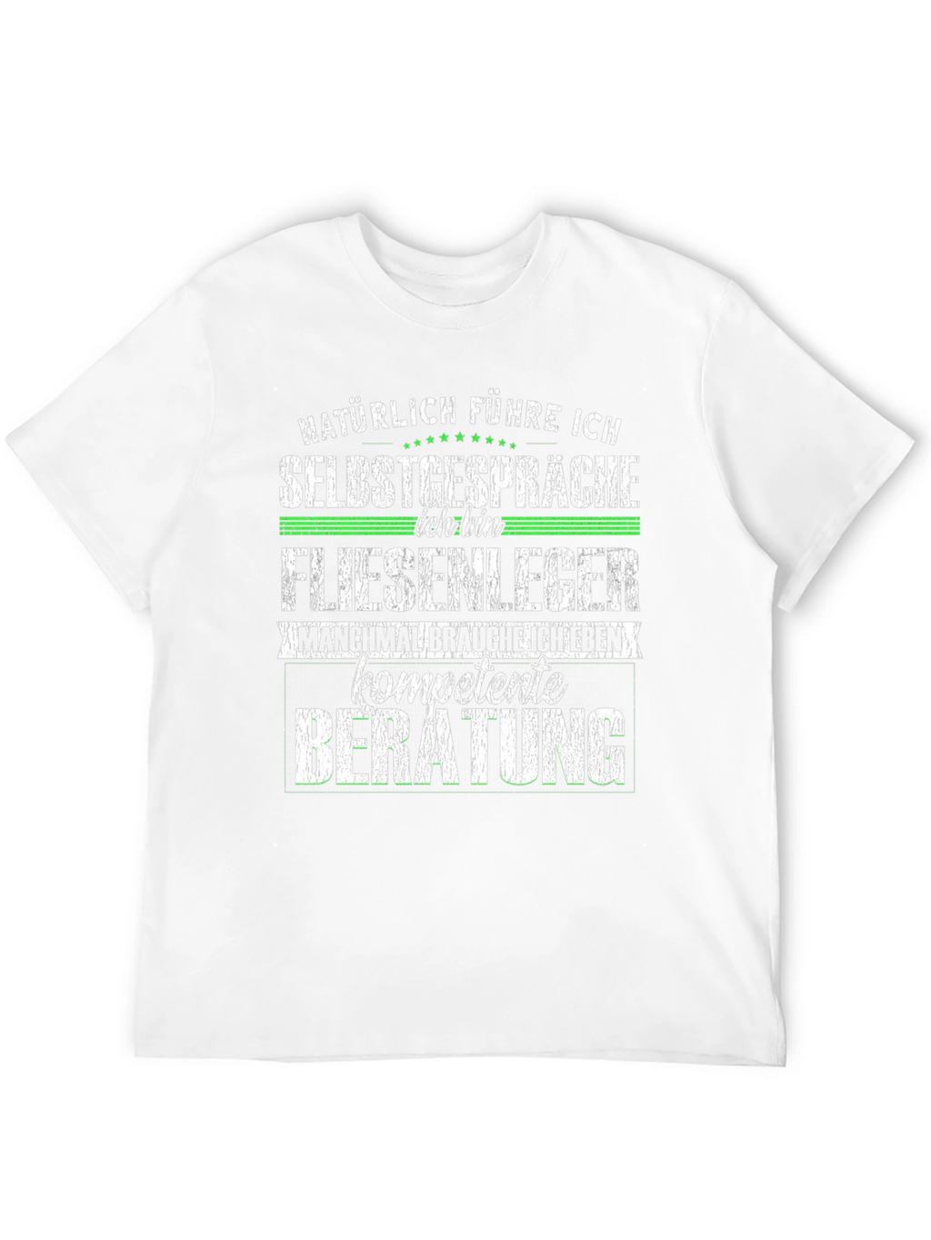 Funny Tile Setter T-Shirt - Self Talk Expert