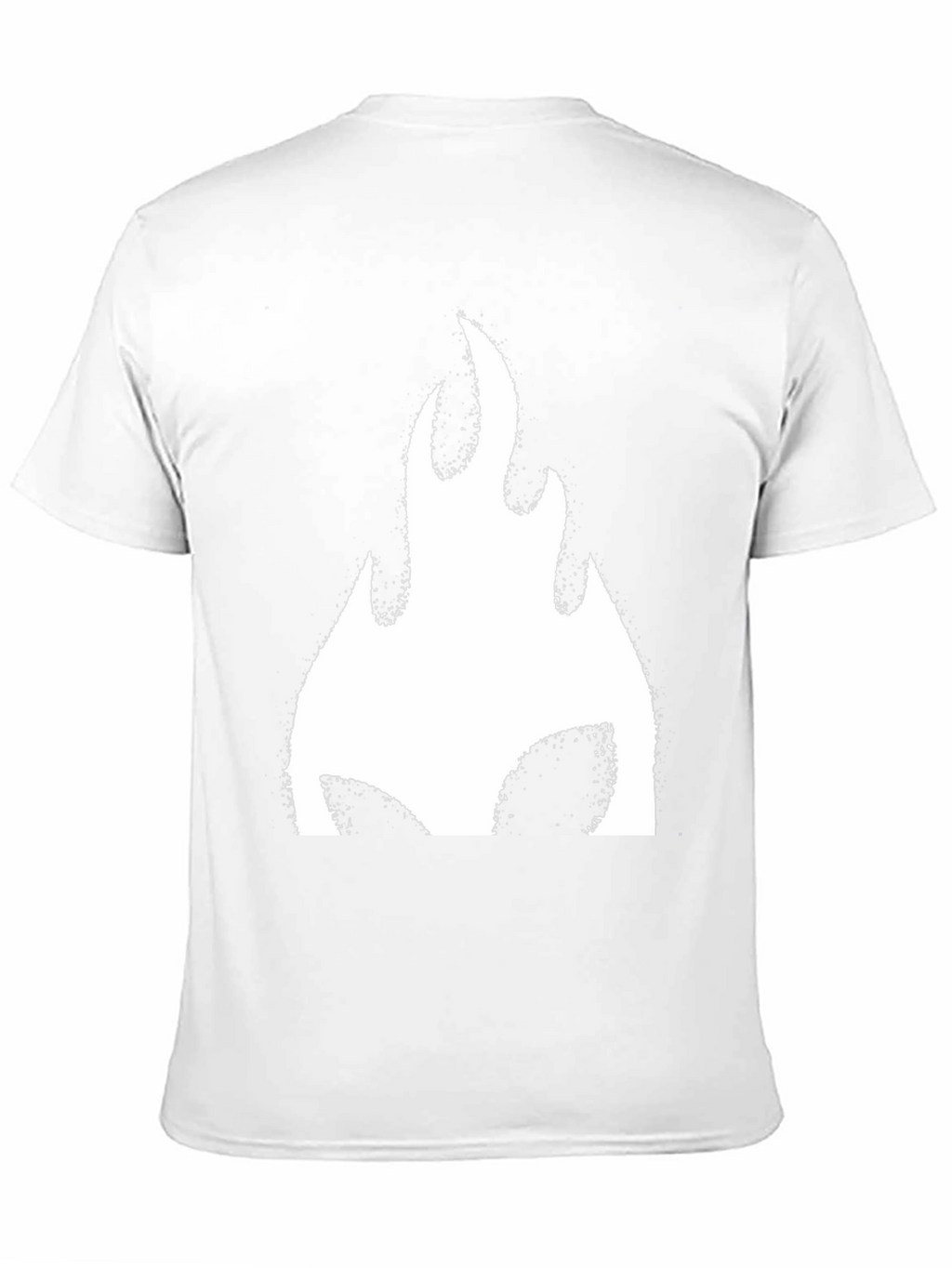 Bold Flame Graphic Black T-Shirt - Casual Style
