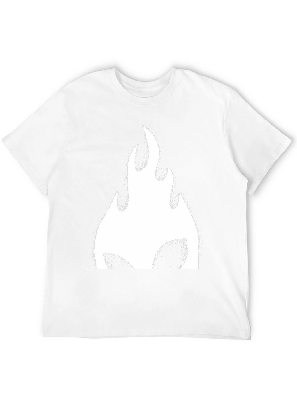 Bold Flame Graphic Black T-Shirt - Casual Style