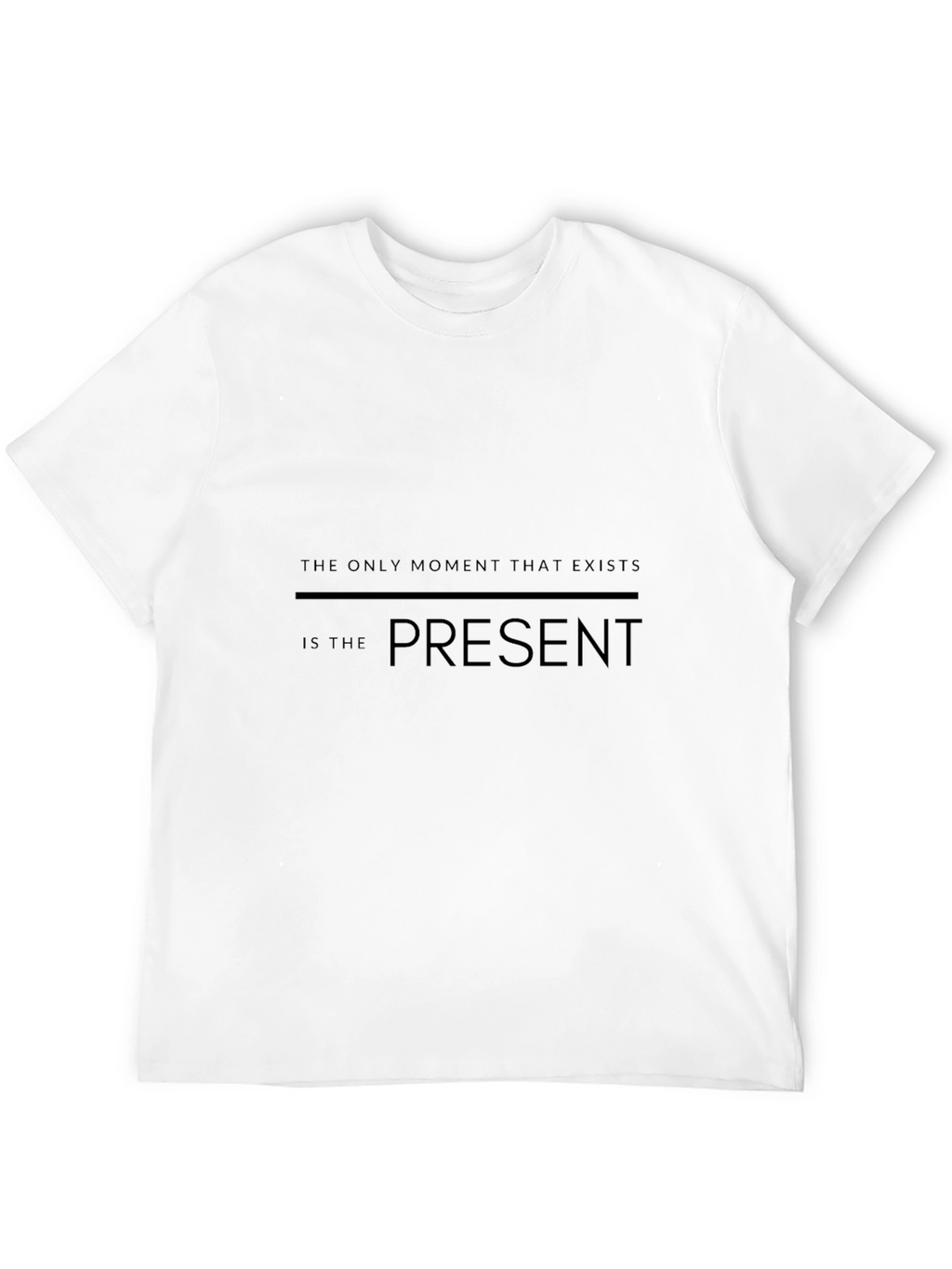 Present Moment T-Shirt - Black Graphic Tee
