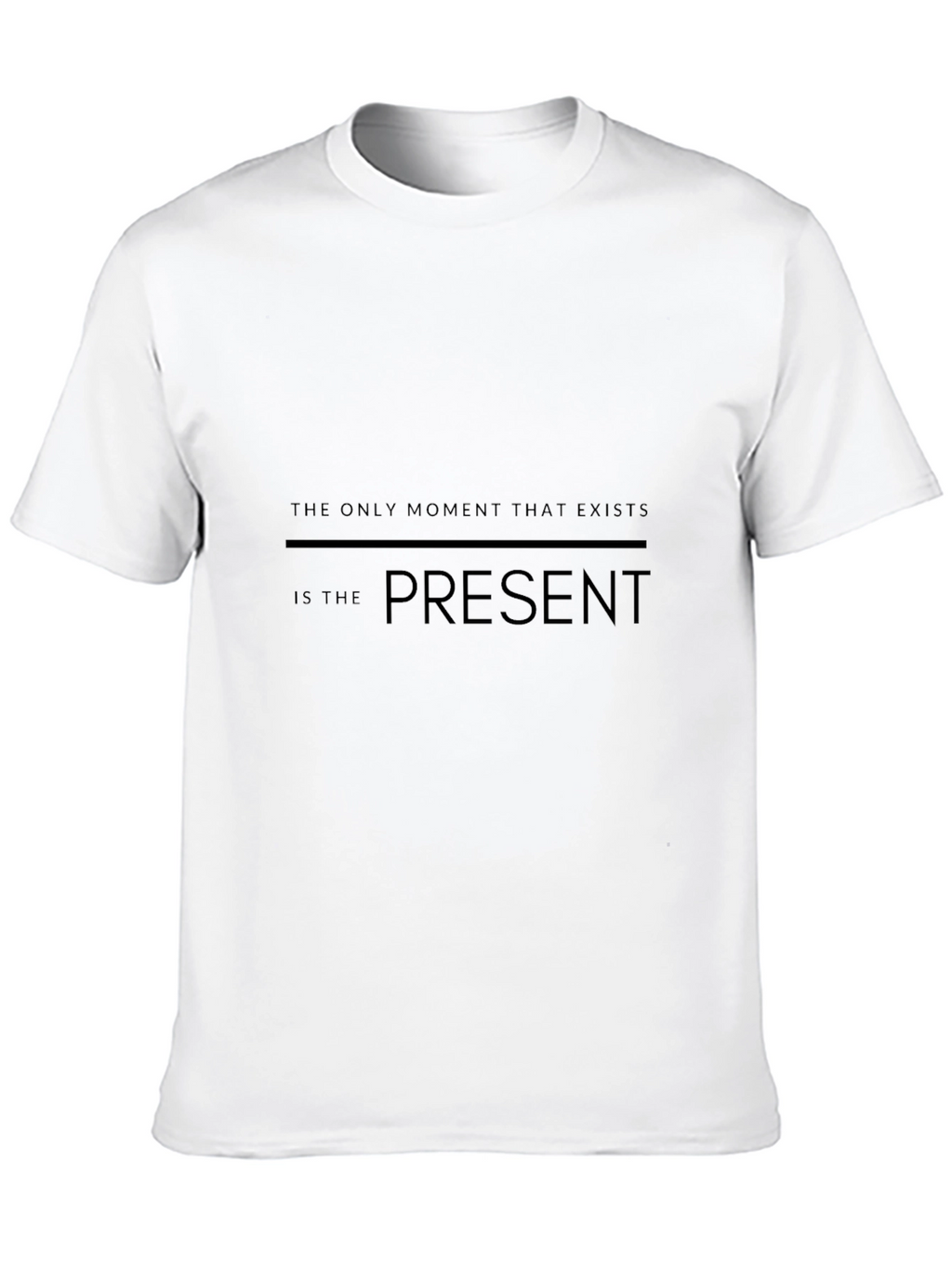 Present Moment T-Shirt - Black Graphic Tee