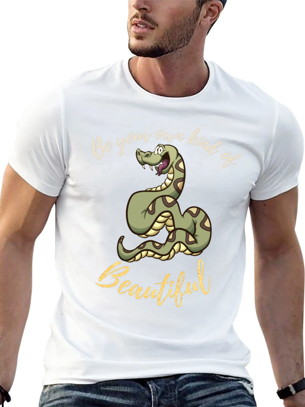 Be Your Own Kind of Beautiful Snake Graphic Tee