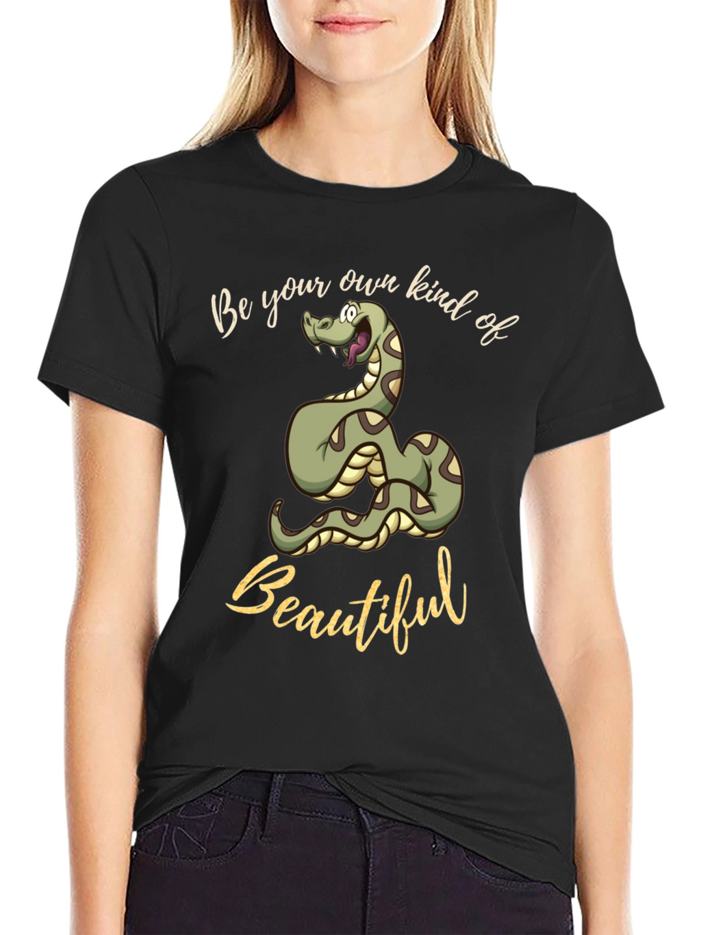 Be Your Own Kind of Beautiful Snake Graphic Tee