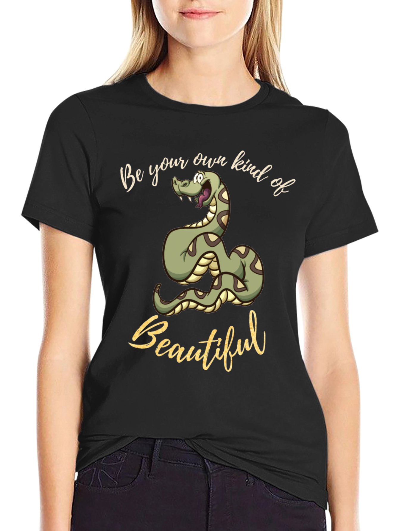 Be Your Own Kind of Beautiful Snake Graphic Tee