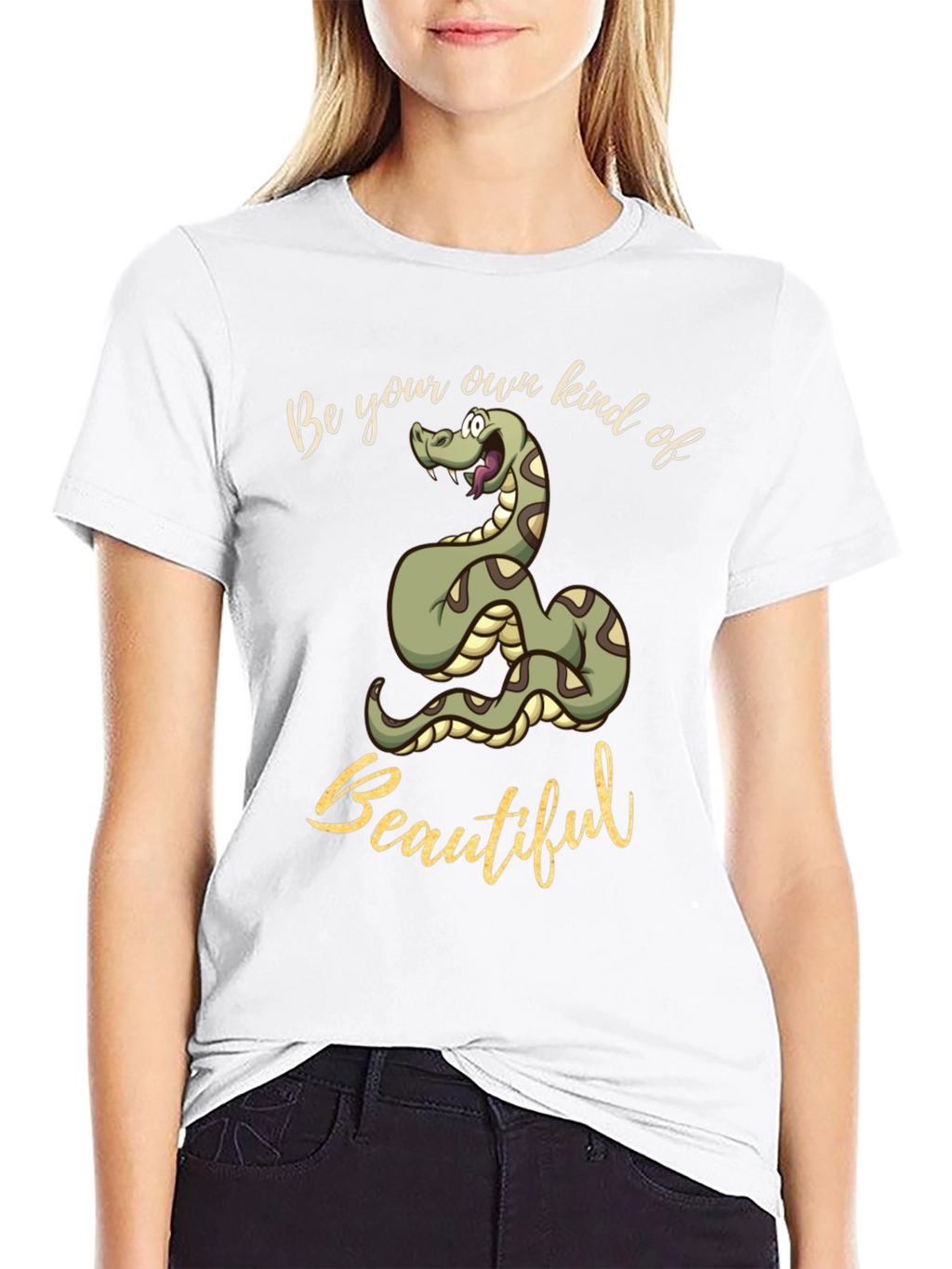 Be Your Own Kind of Beautiful Snake Graphic Tee