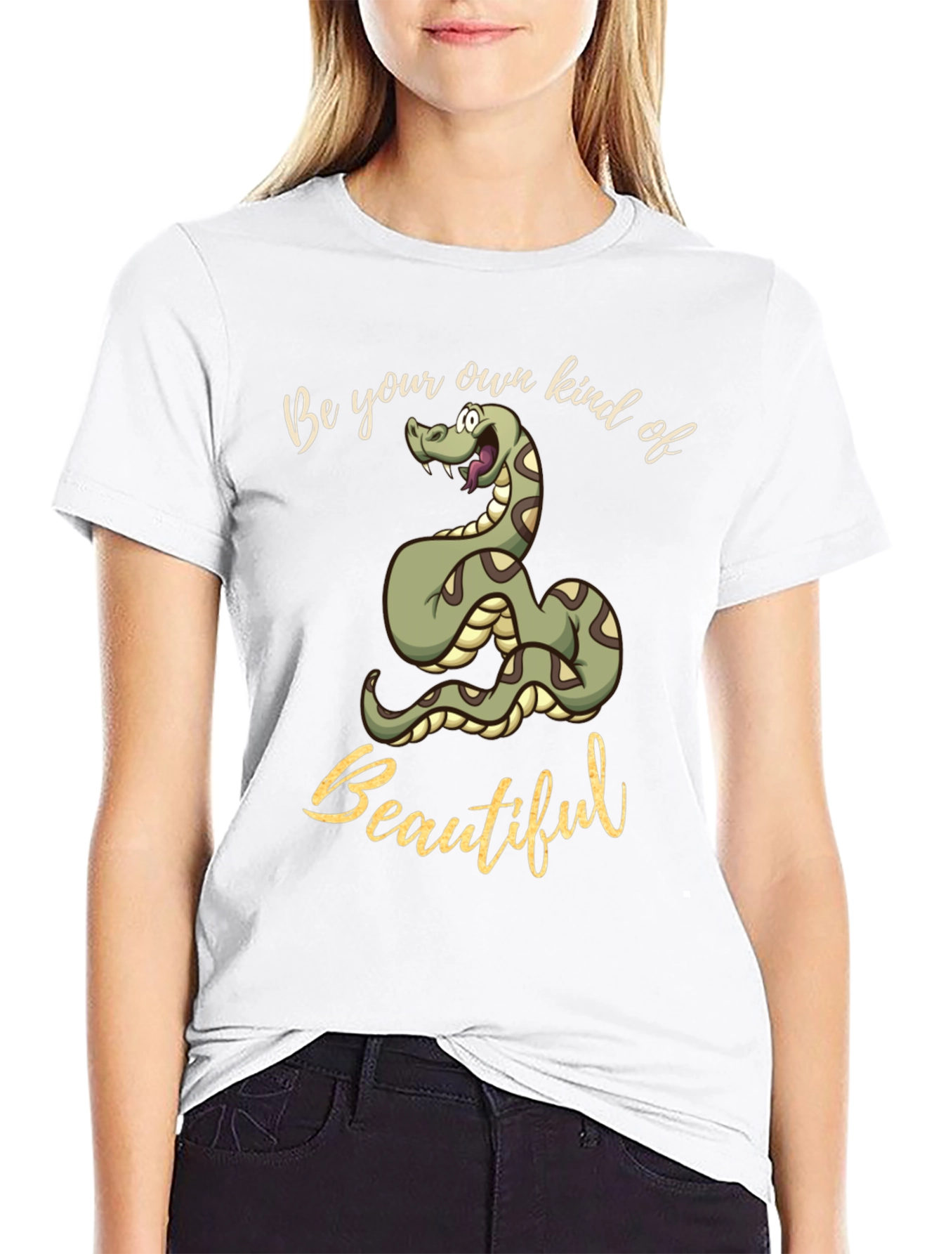 Be Your Own Kind of Beautiful Snake Graphic Tee