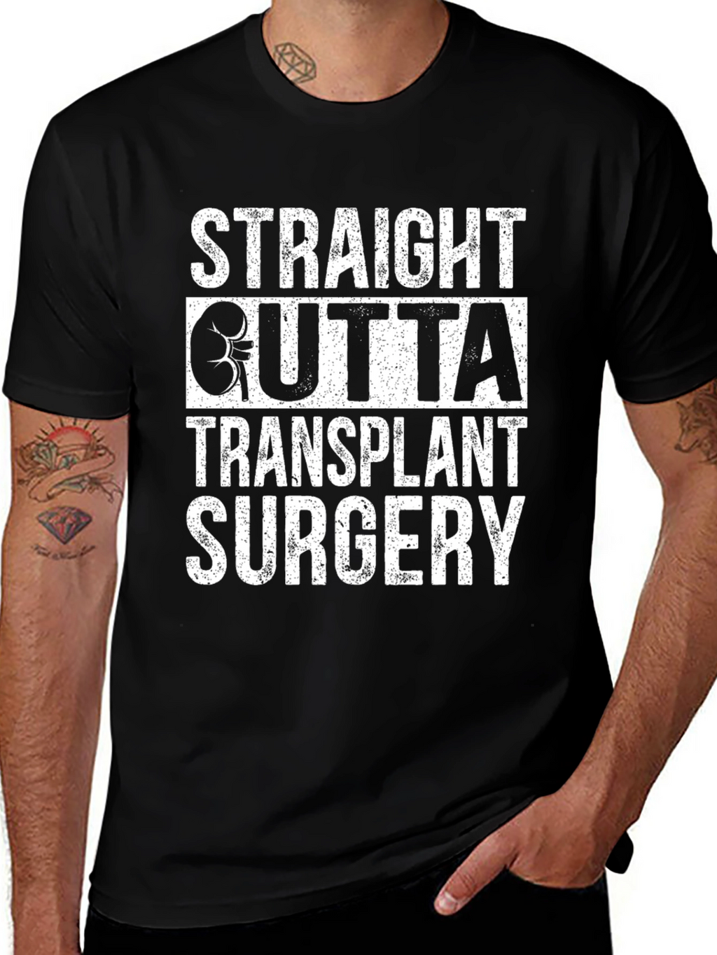 Straight Outta Transplant Surgery T-Shirt