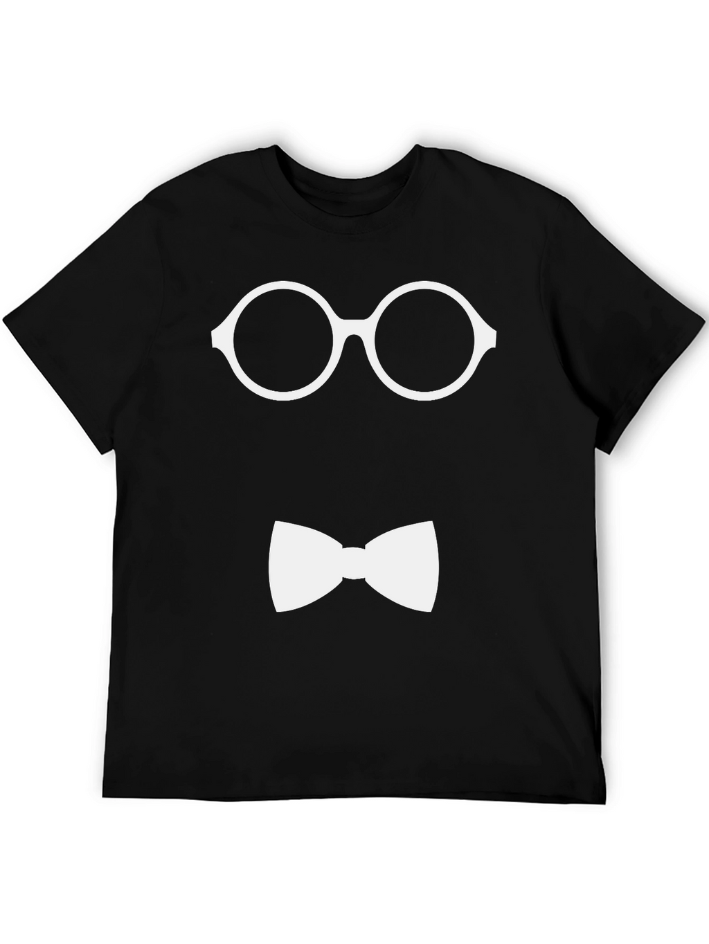 Geek Chic T-Shirt: Glasses & Bowtie Design