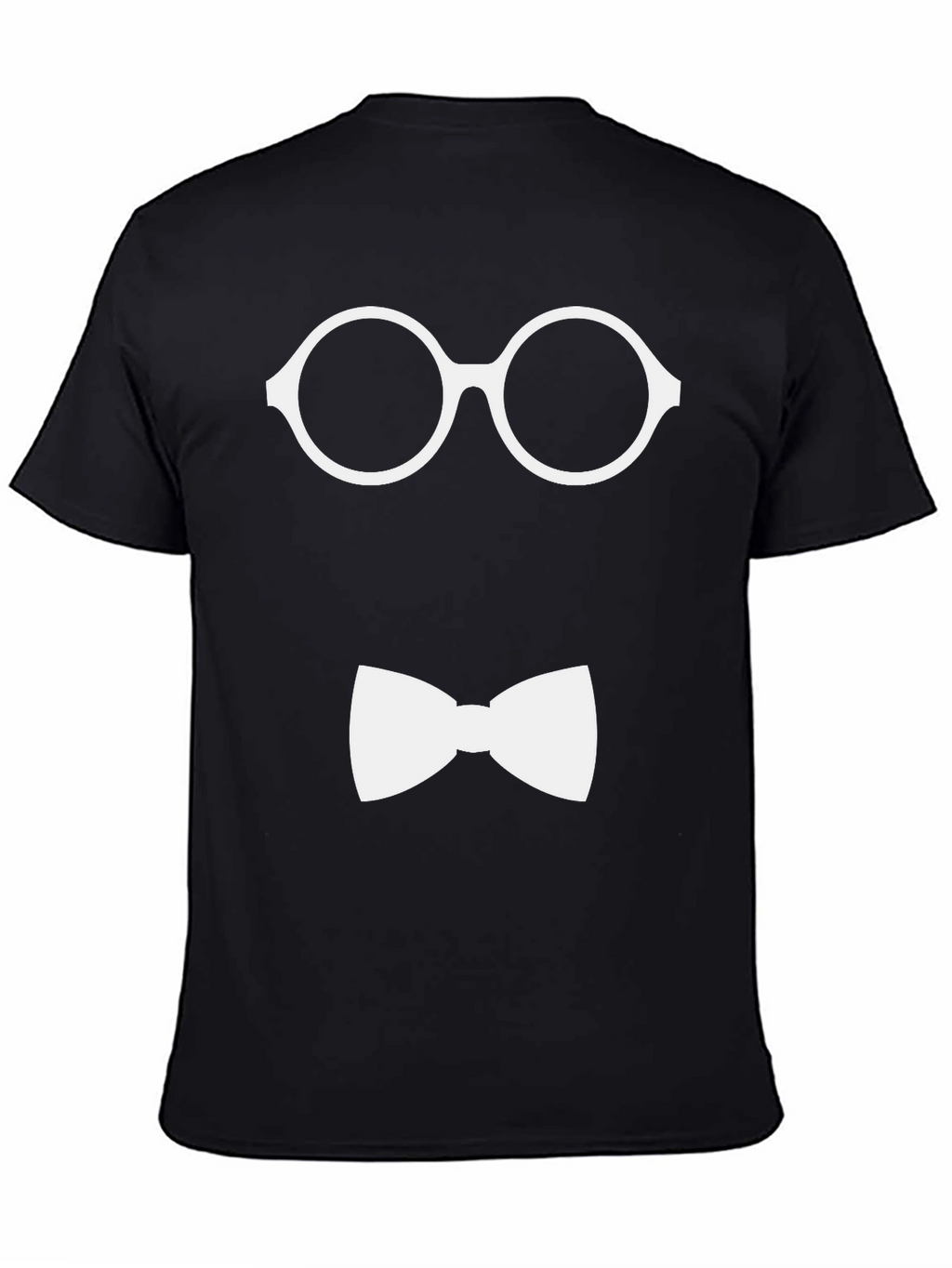 Geek Chic T-Shirt: Glasses & Bowtie Design
