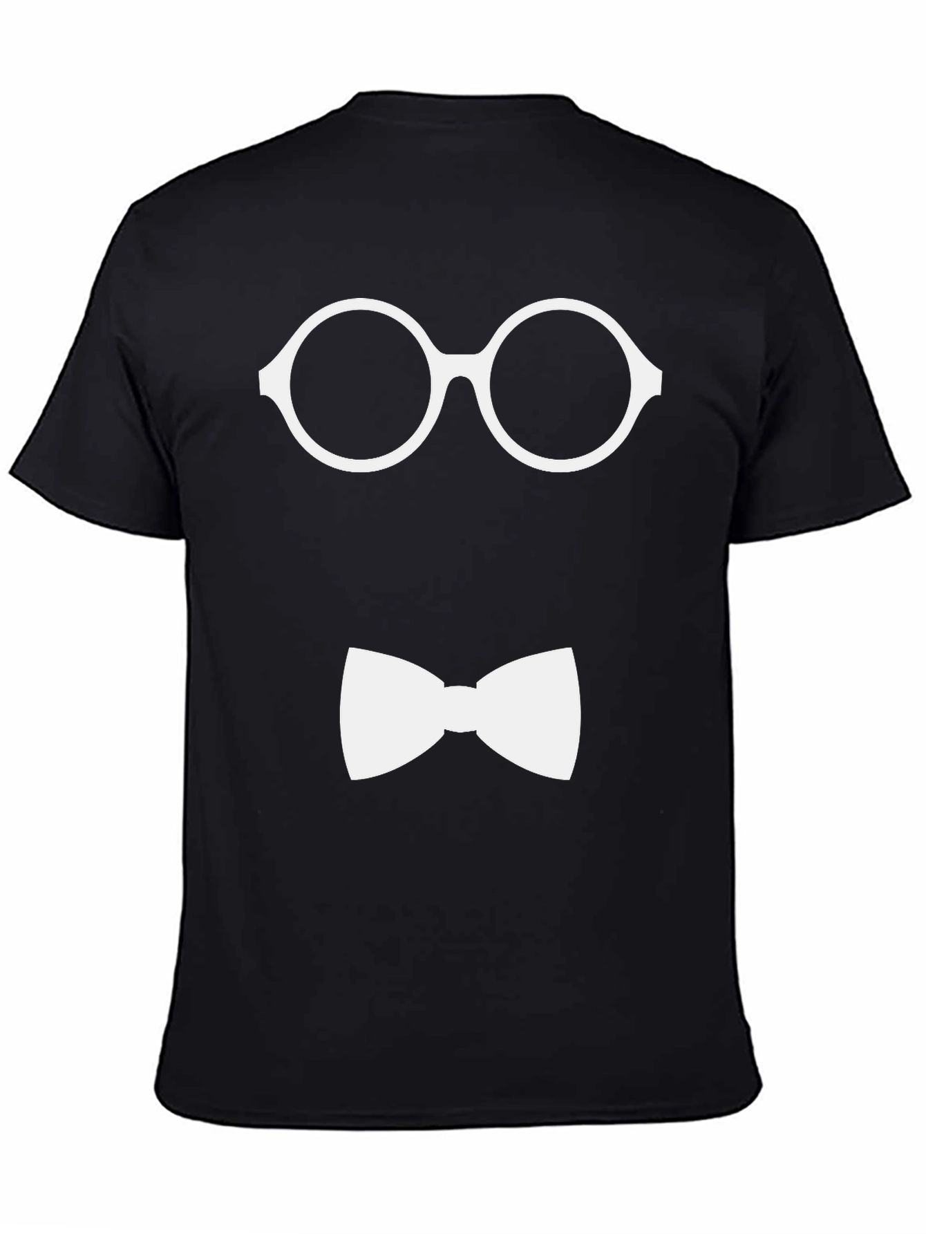 Geek Chic T-Shirt: Glasses & Bowtie Design