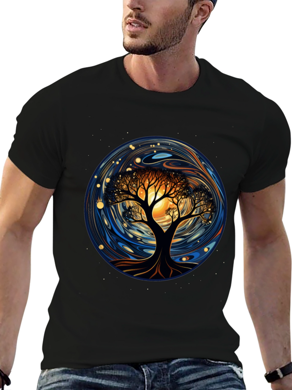 Cosmic Tree Graphic Tee