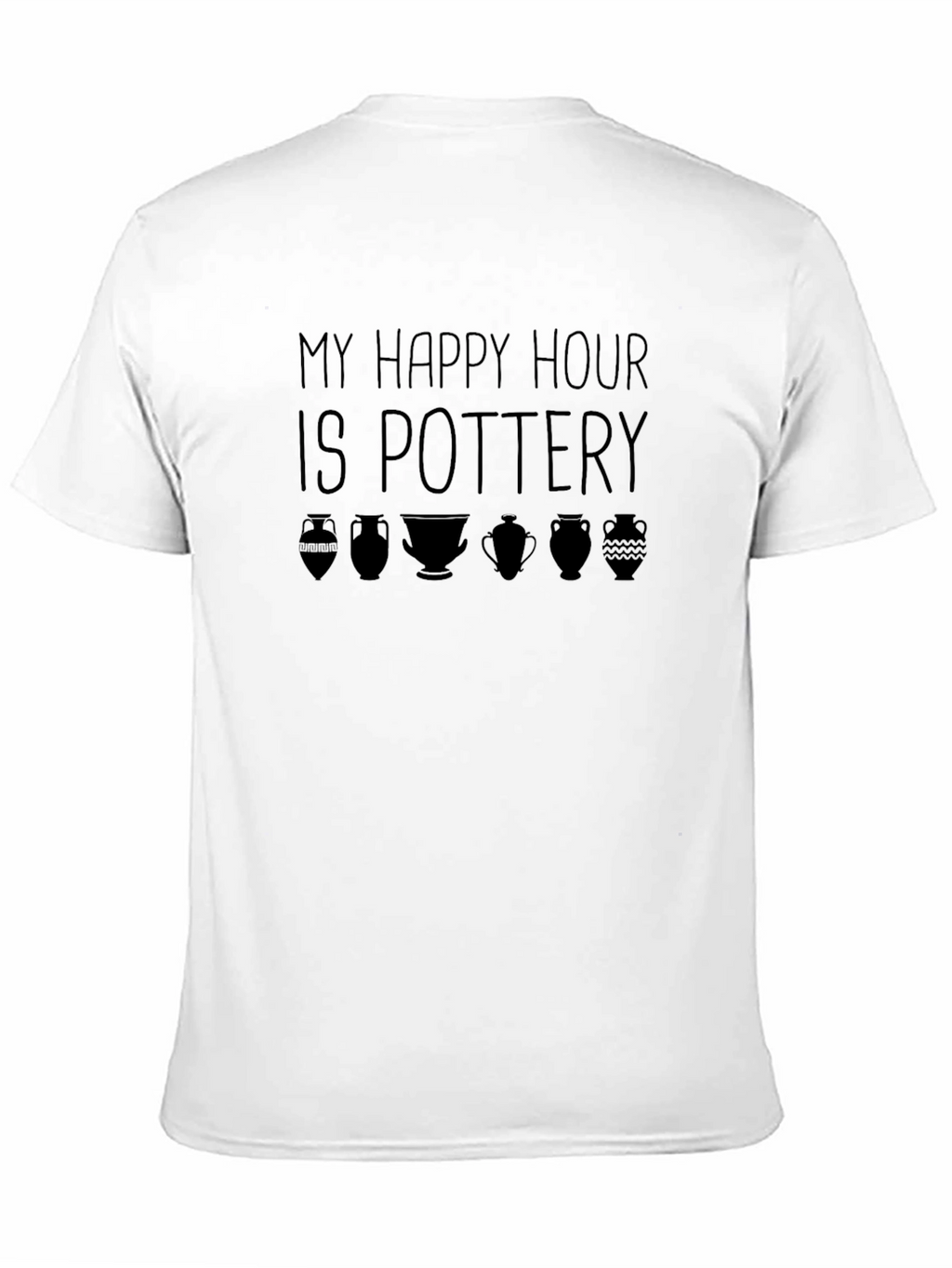 Pottery Happy Hour Graphic Tee - Black