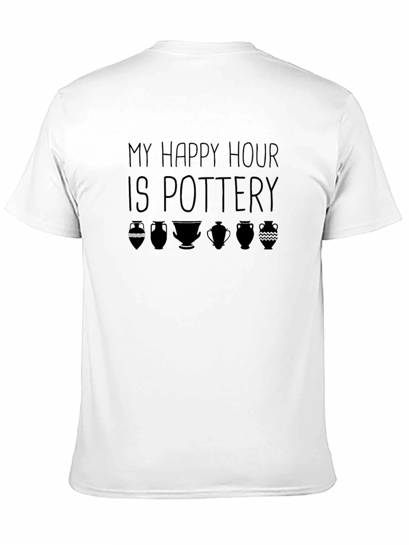 Pottery Happy Hour Graphic Tee - Black