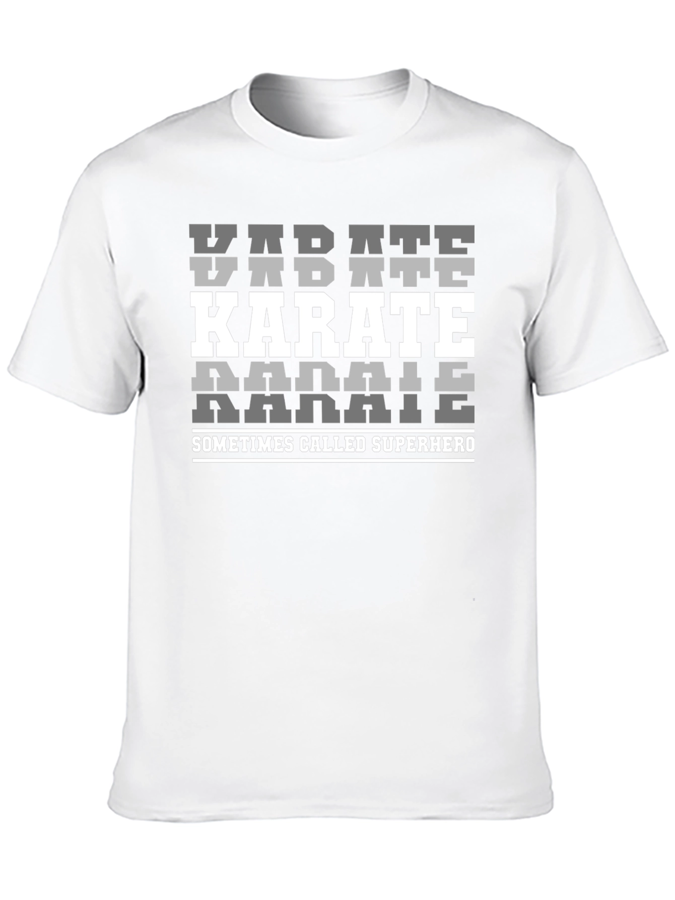 Karate Superhero Graphic Tee - Martial Arts T-Shirt