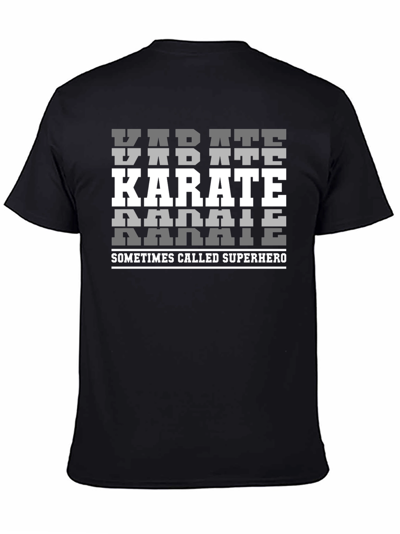 Karate Superhero Graphic Tee - Martial Arts T-Shirt