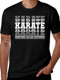 Karate Superhero Graphic Tee - Martial Arts T-Shirt