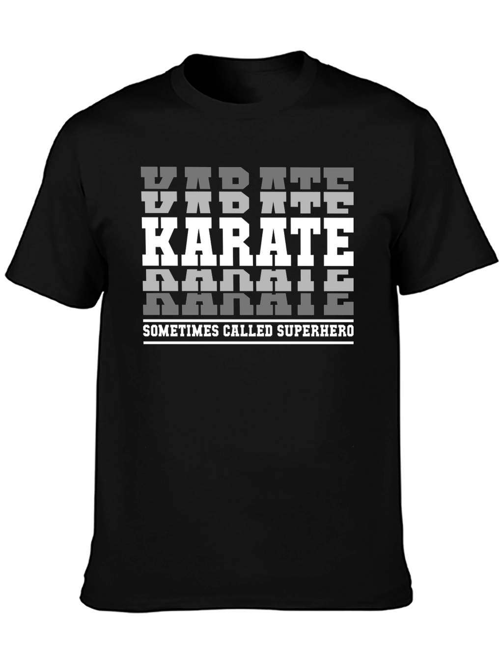 Karate Superhero Graphic Tee - Martial Arts T-Shirt