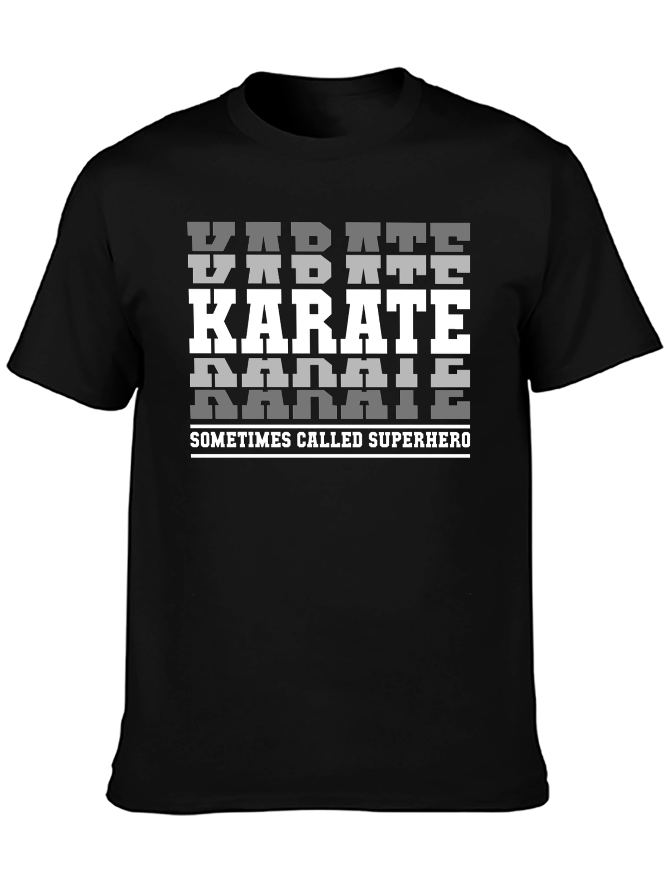 Karate Superhero Graphic Tee - Martial Arts T-Shirt