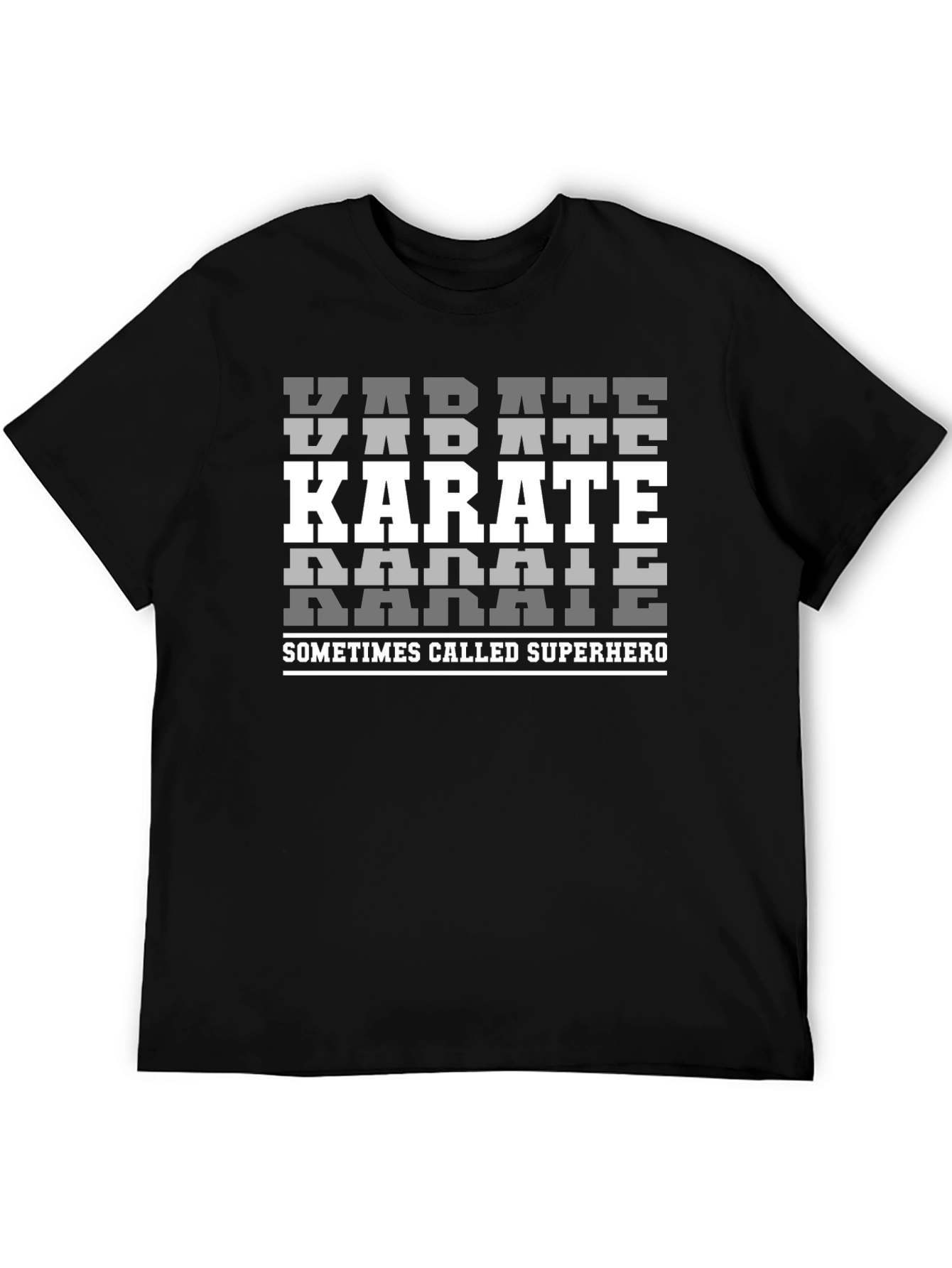 Karate Superhero Graphic Tee - Martial Arts T-Shirt