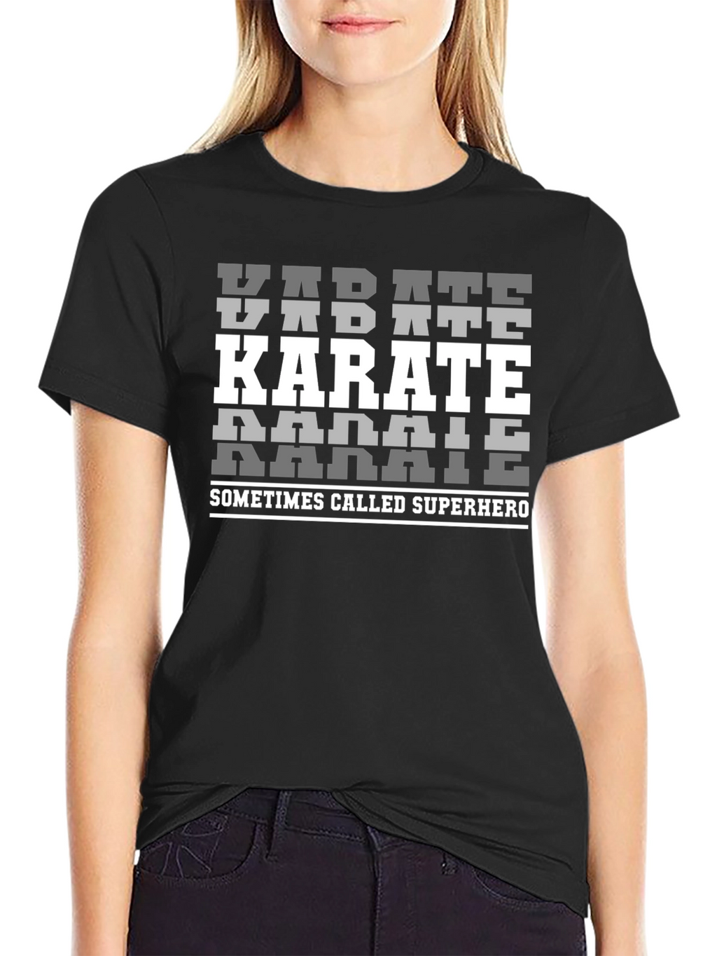 Karate Superhero Graphic Tee - Martial Arts T-Shirt