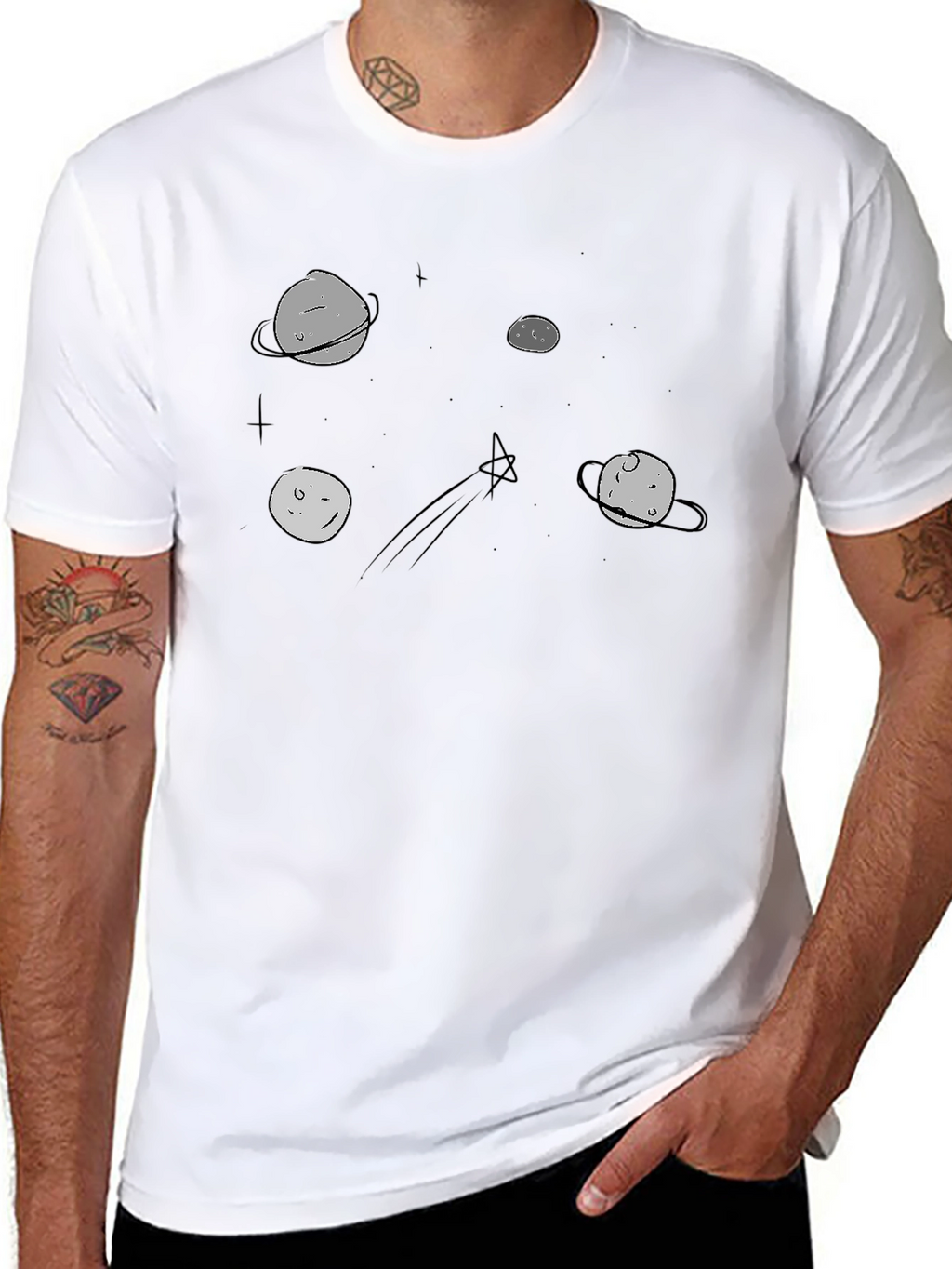 Planetary Dreams T-Shirt - Black