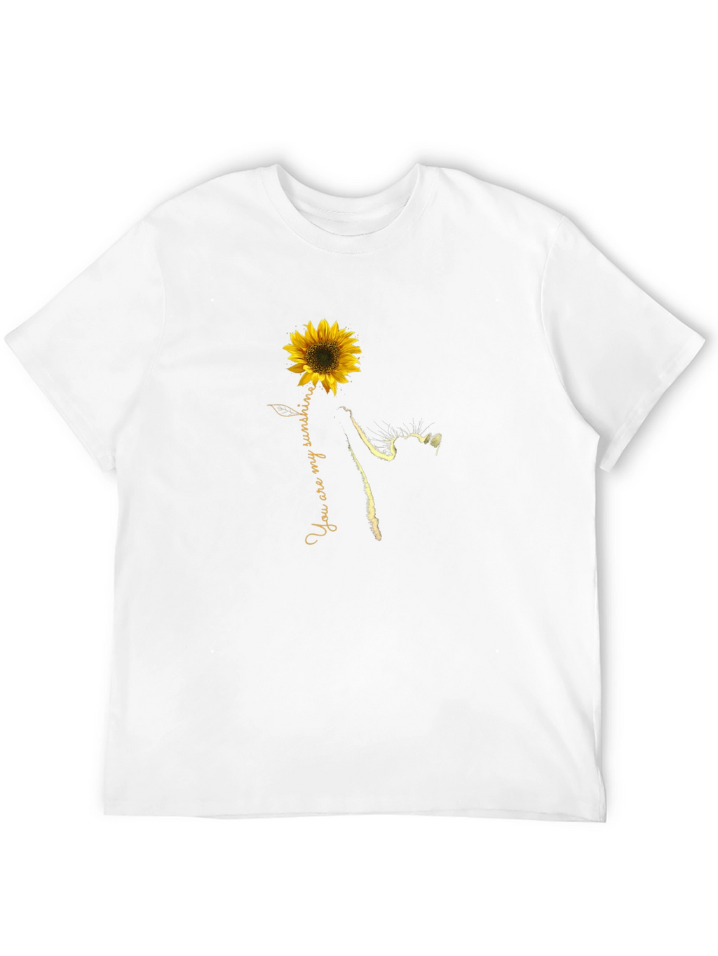 Sunflower Cat T-Shirt - You Are My Sunshine
