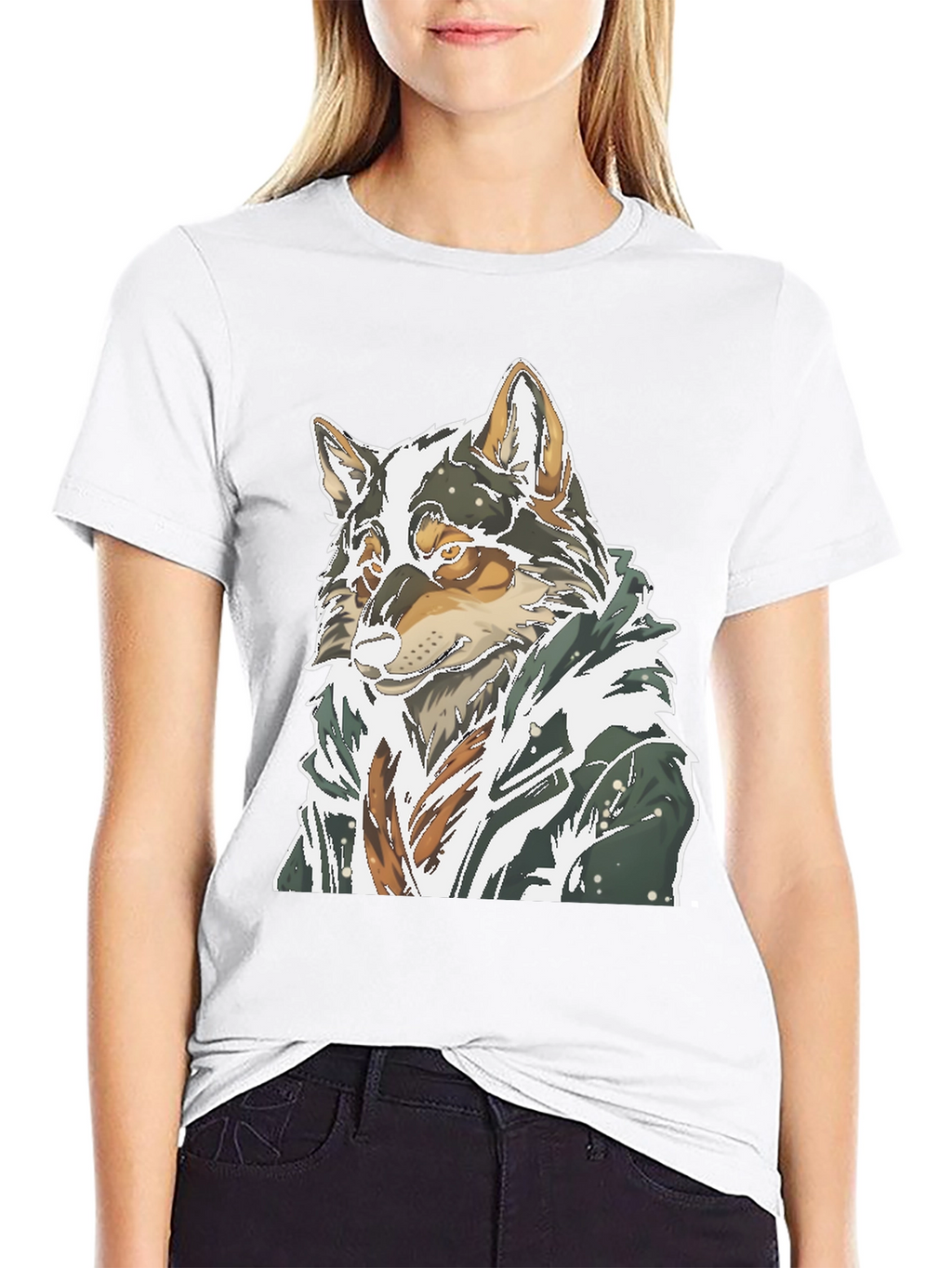 Wolf Graphic Tee - Stylish Unisex Cotton T-Shirt