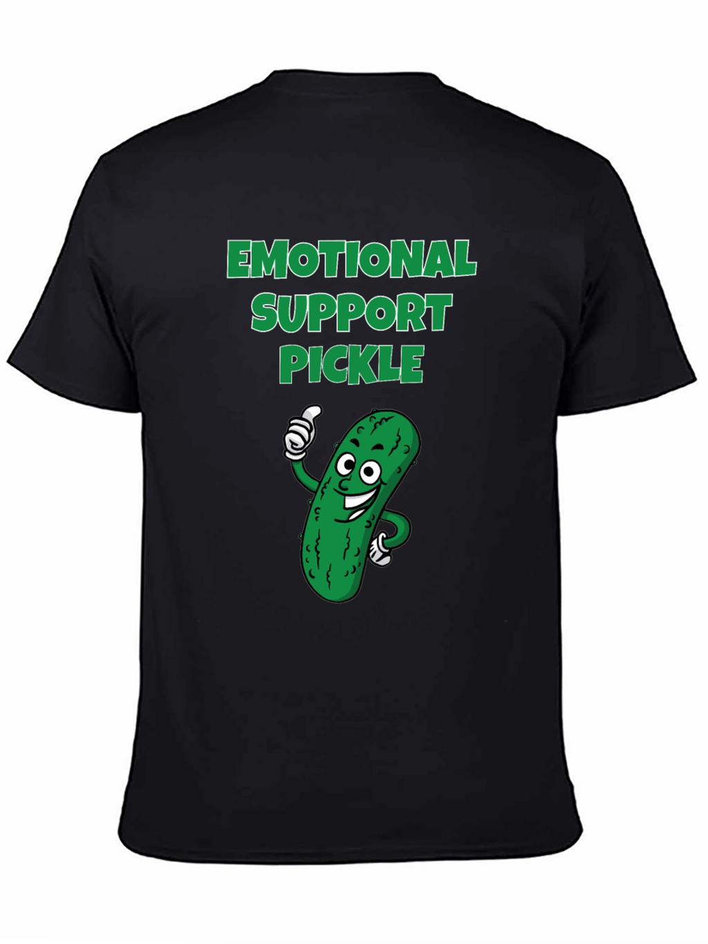 Emotional Support Pickle Graphic T-Shirt