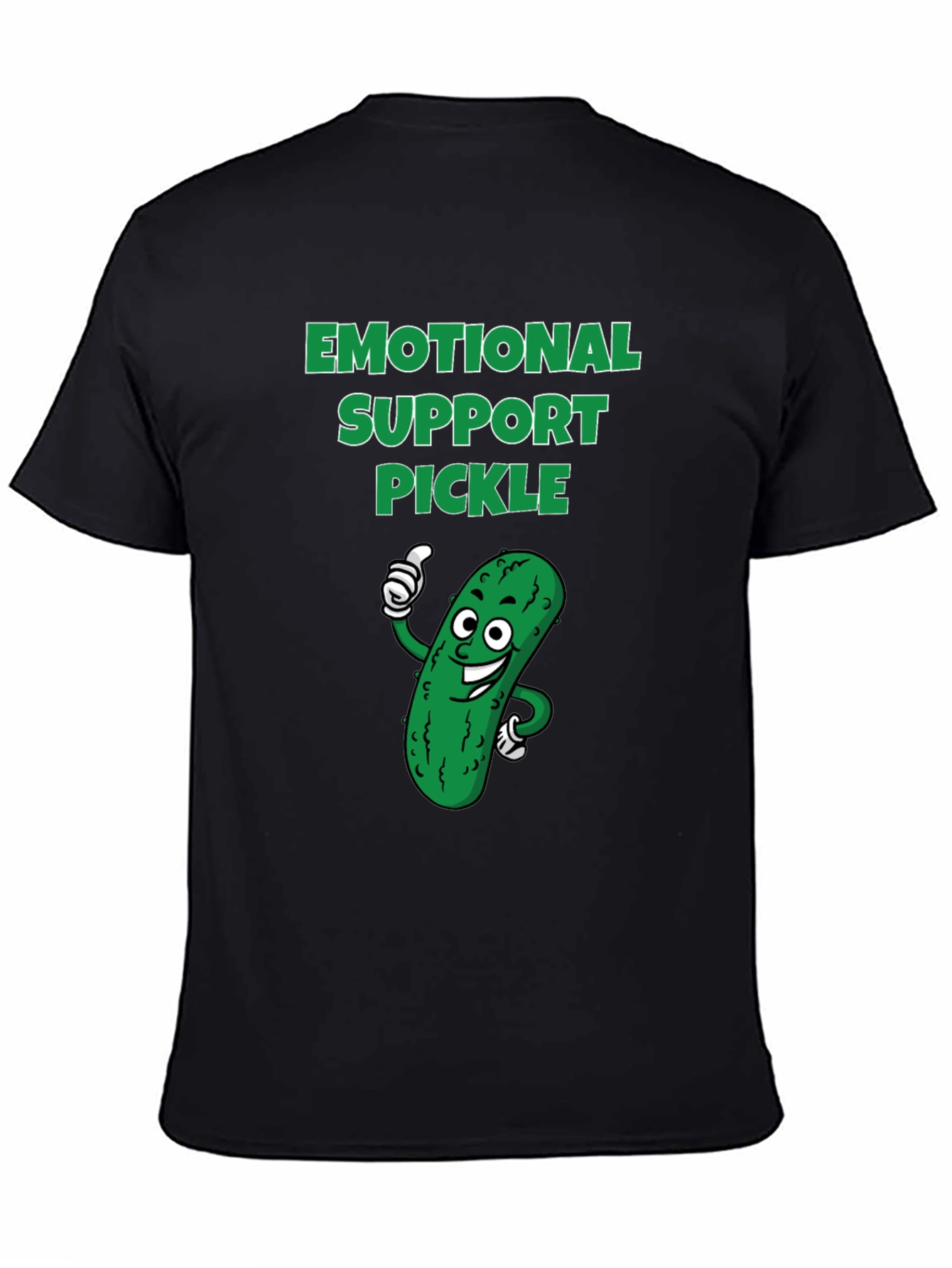 Emotional Support Pickle Graphic T-Shirt