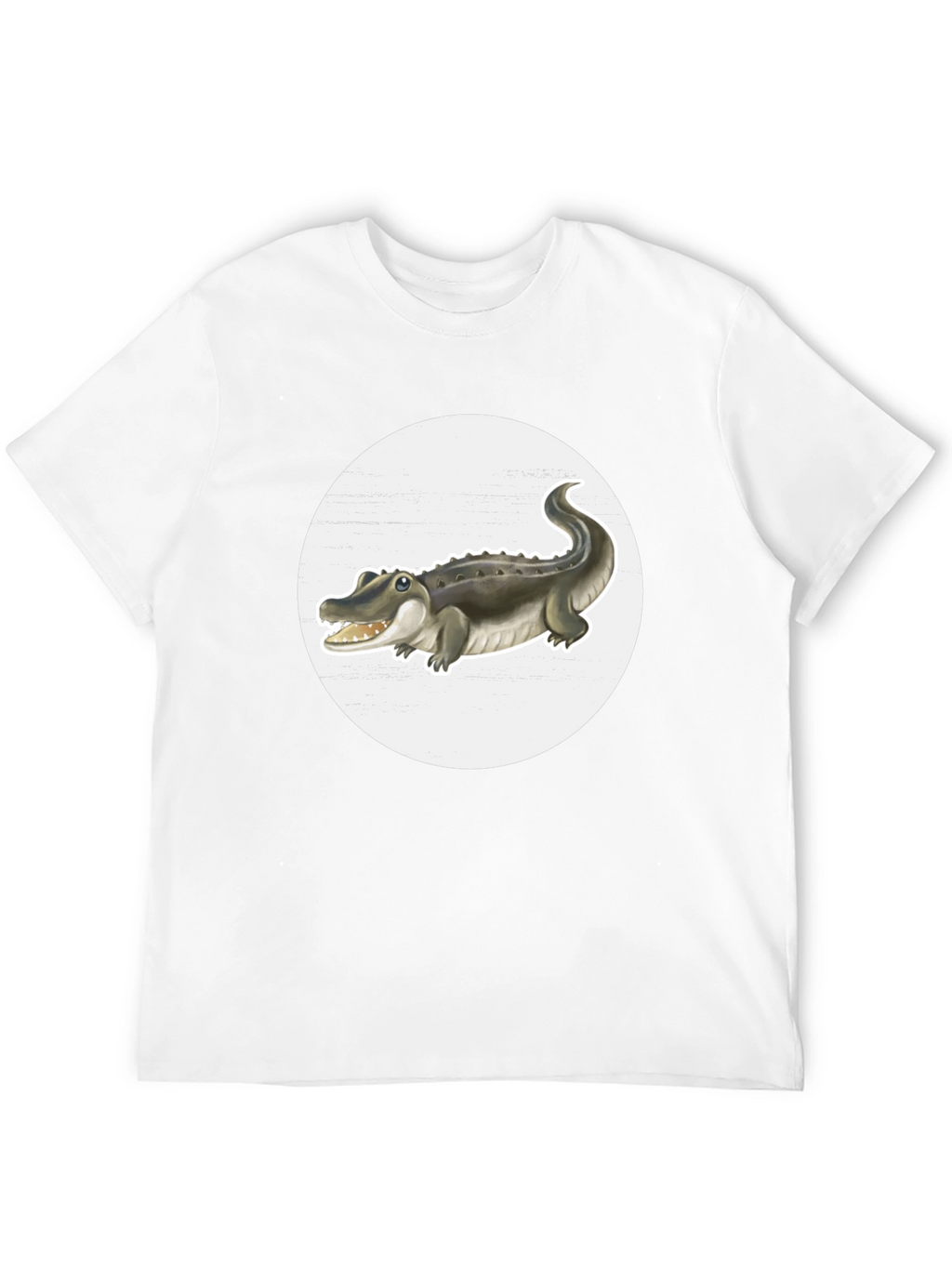 Crocodile Graphic Tee - Black