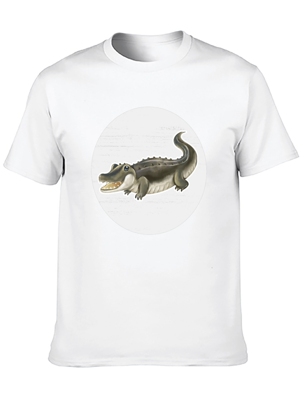 Crocodile Graphic Tee - Black
