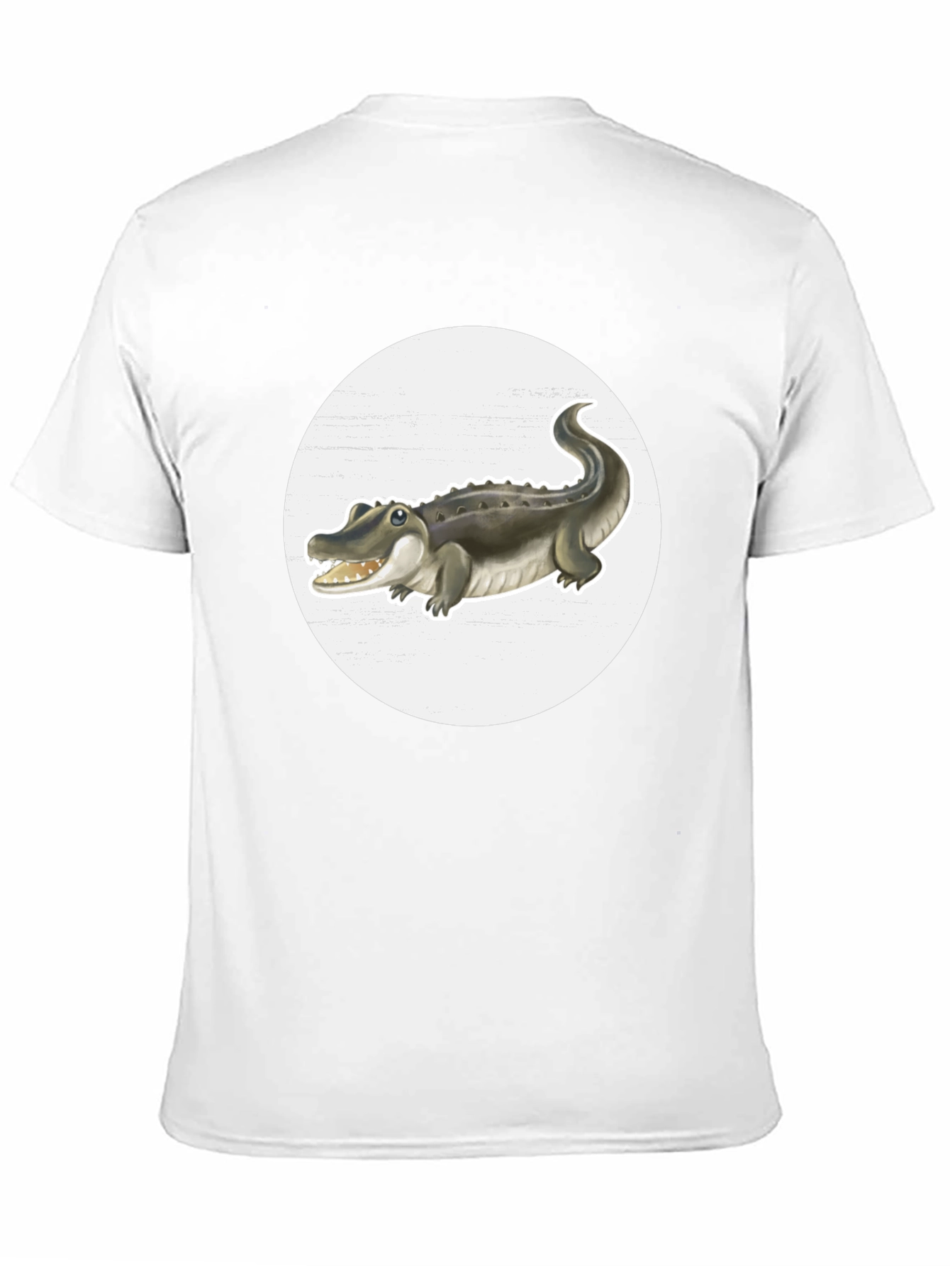 Crocodile Graphic Tee - Black