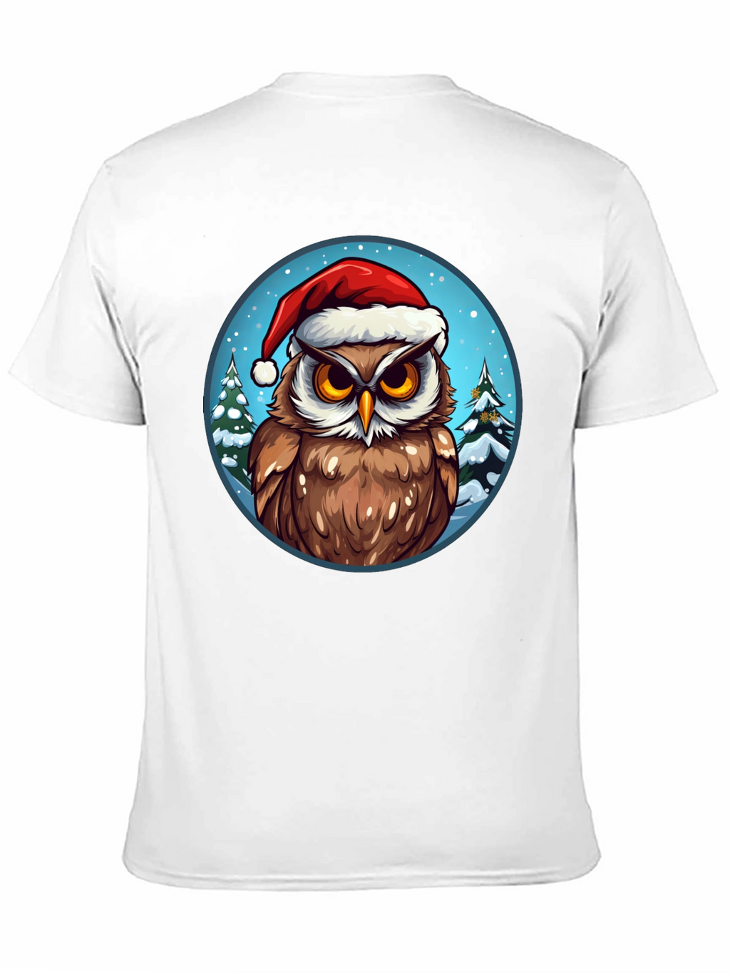 Festive Owl Christmas T-Shirt