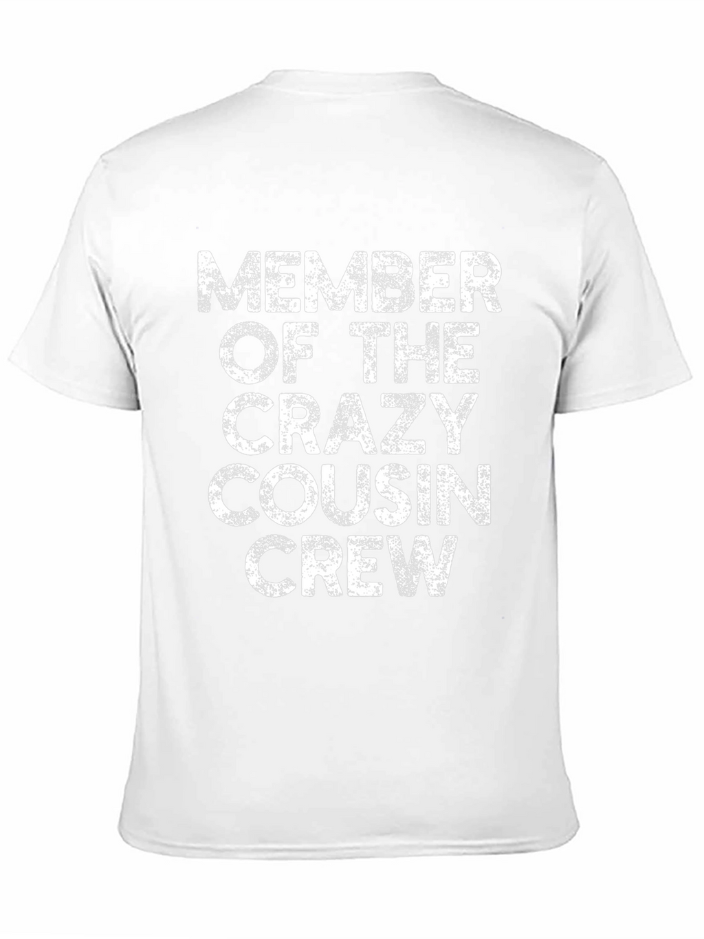 Crazy Cousin Crew T-Shirt - Black Cotton Tee