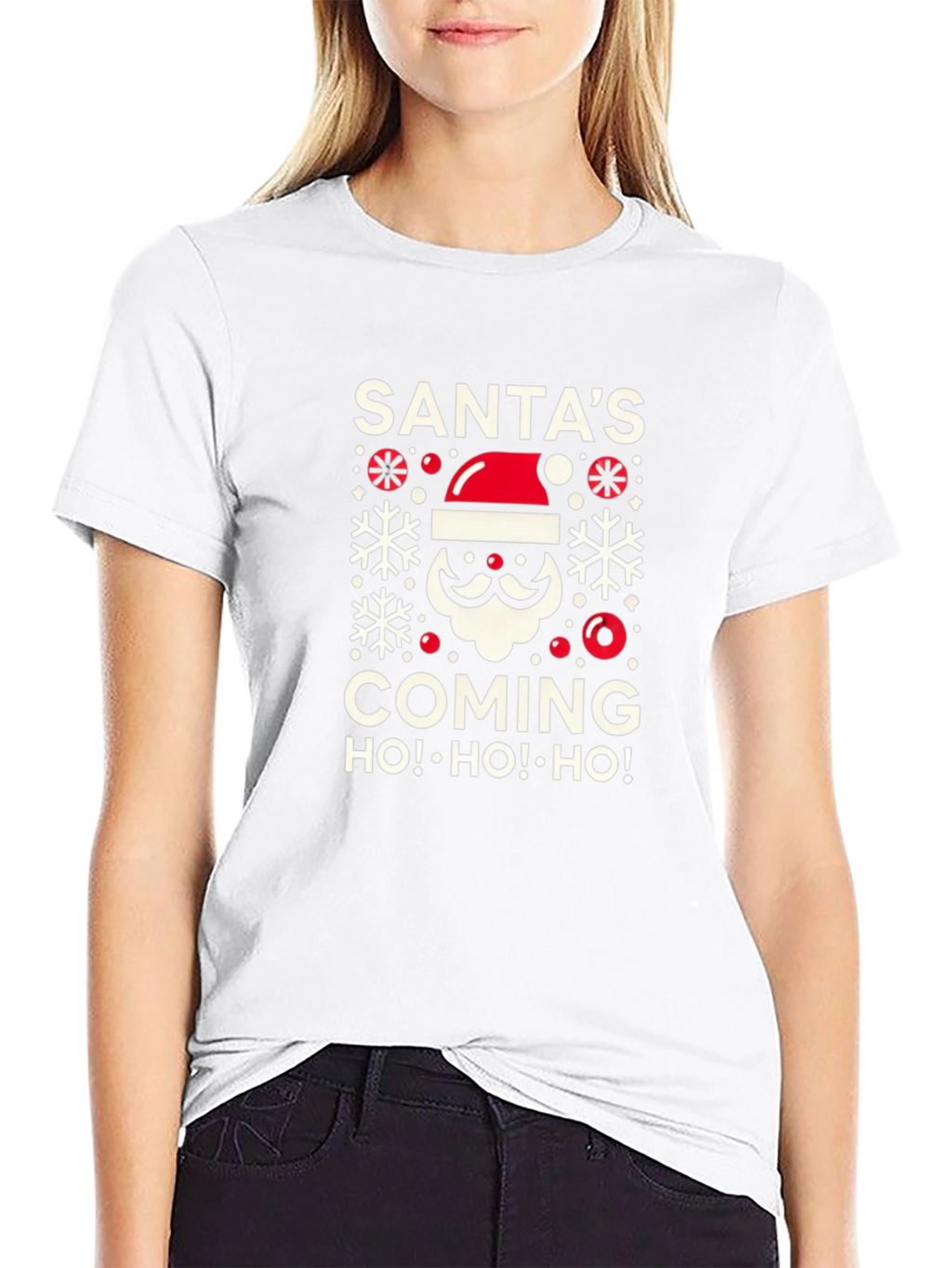 Santas Coming T-Shirt Holiday Festive